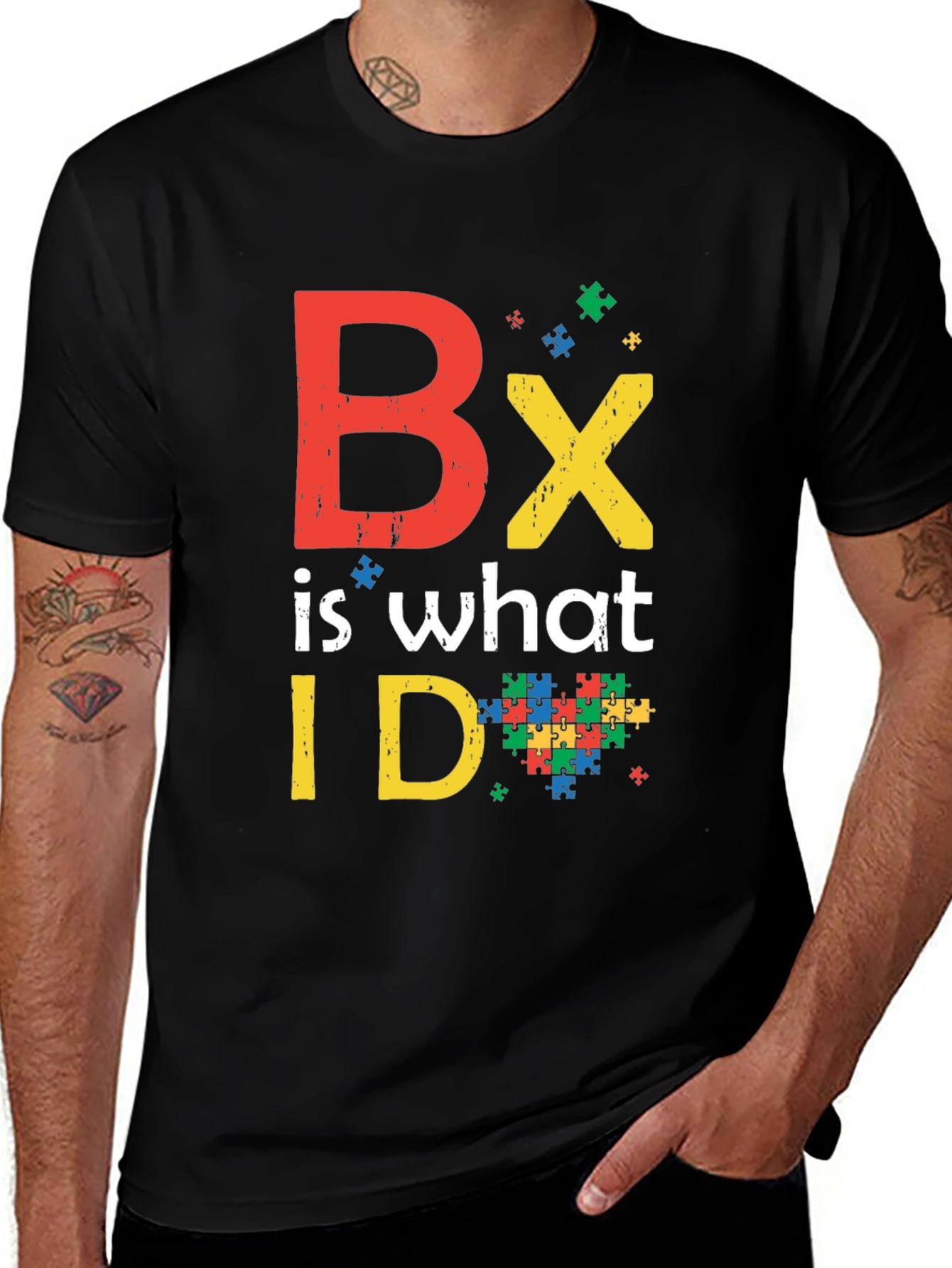 Variant 29 of BX is What I Do Autism Awareness Tee