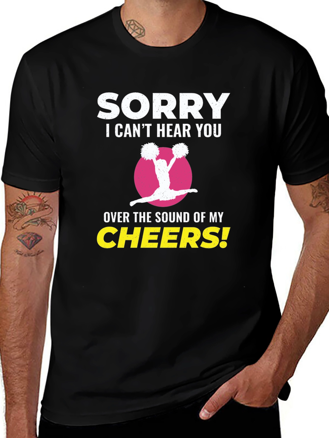 Variant 29 of Sorry I Can't Hear You Cheerleader T-Shirt