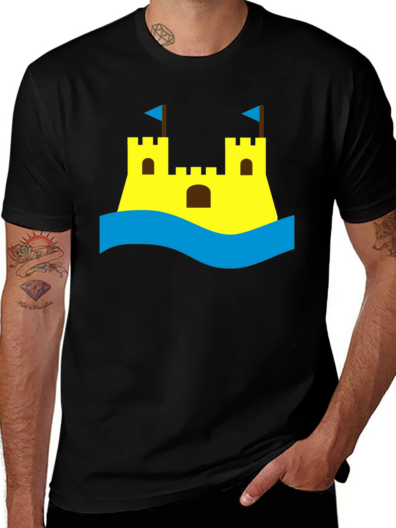 Variant 29 of Sandcastle T-Shirt - Beach Vacation Ready