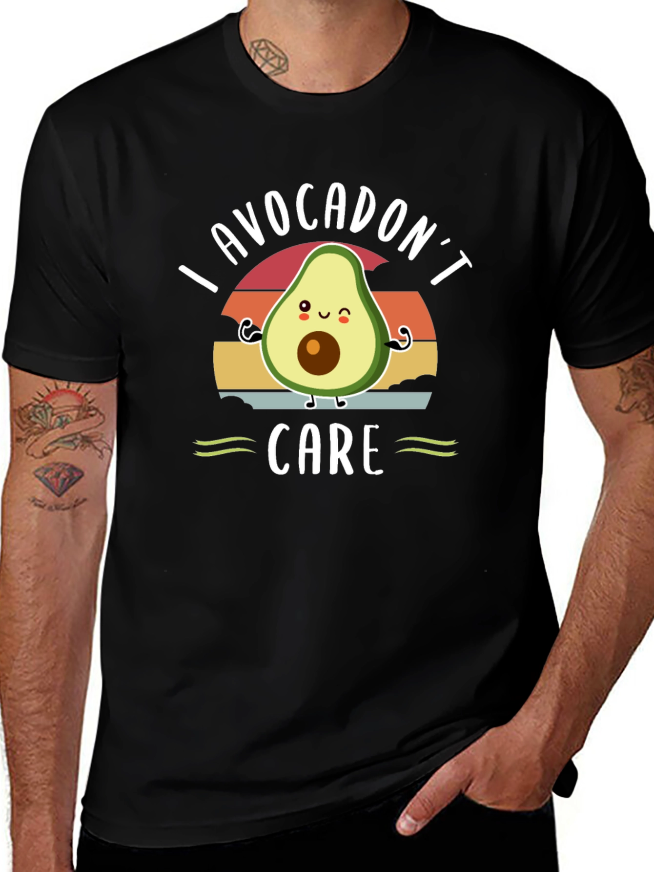 Variant 25 of I Avocadon't Care T-Shirt - Funny Avocado Graphic Tee