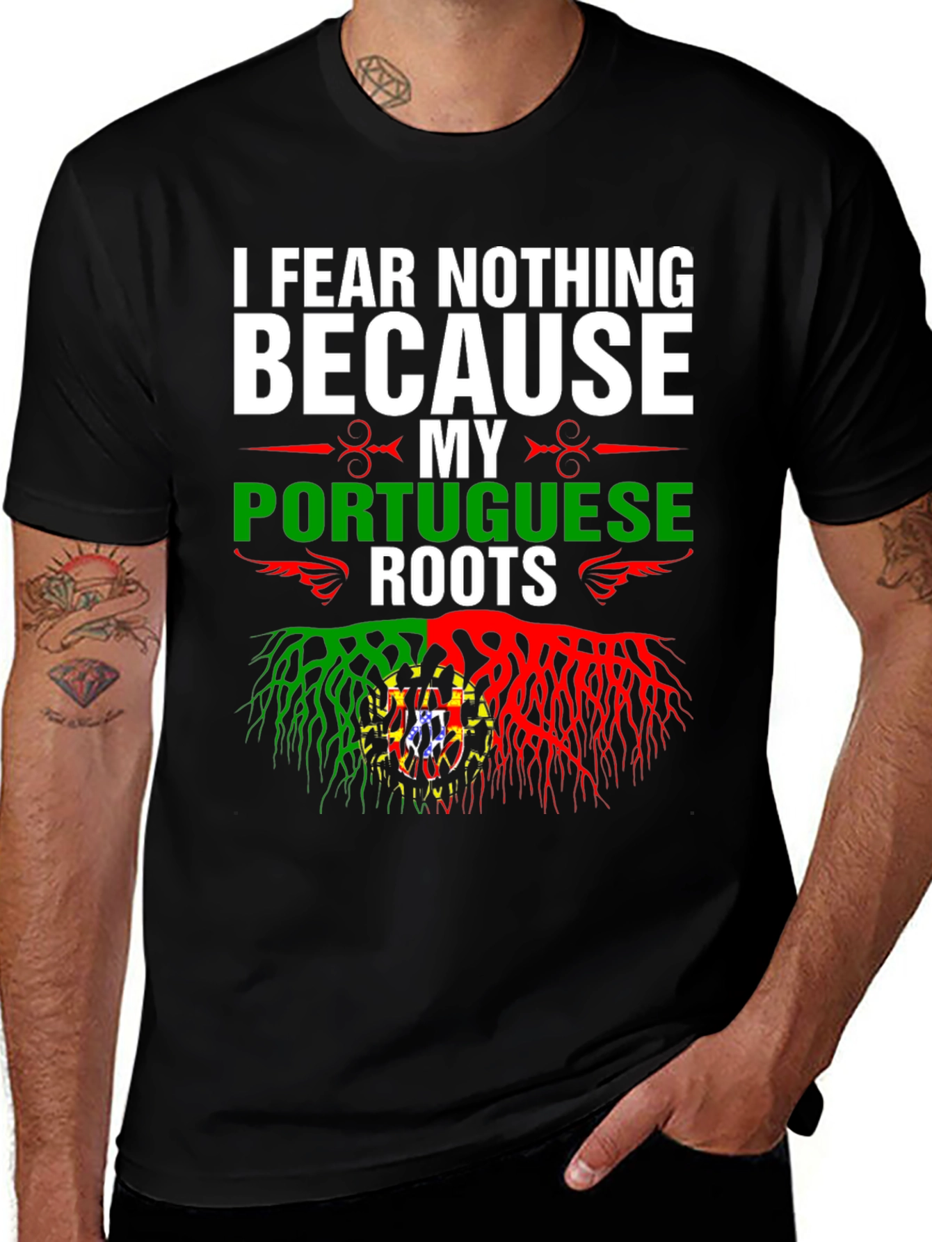 Portuguese Roots Pride Tee - I Fear Nothing Shirt