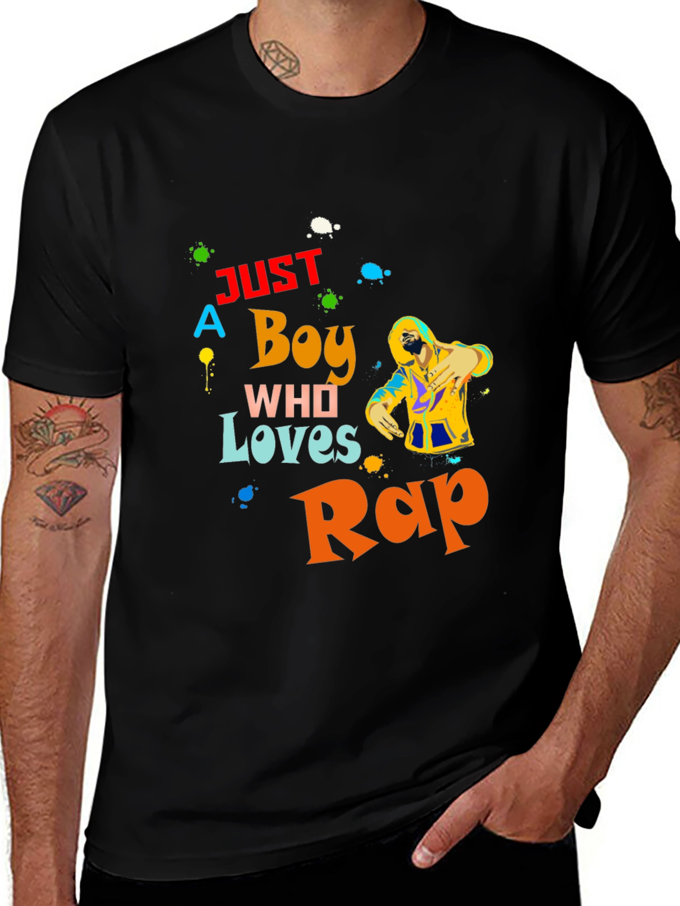 Variant 15 of Just A Boy Who Loves Rap T-Shirt