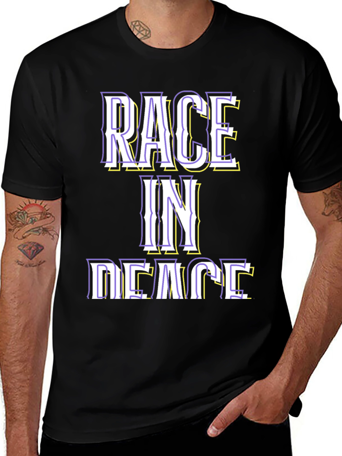 Variant 26 of Race in Peace Graphic Tee