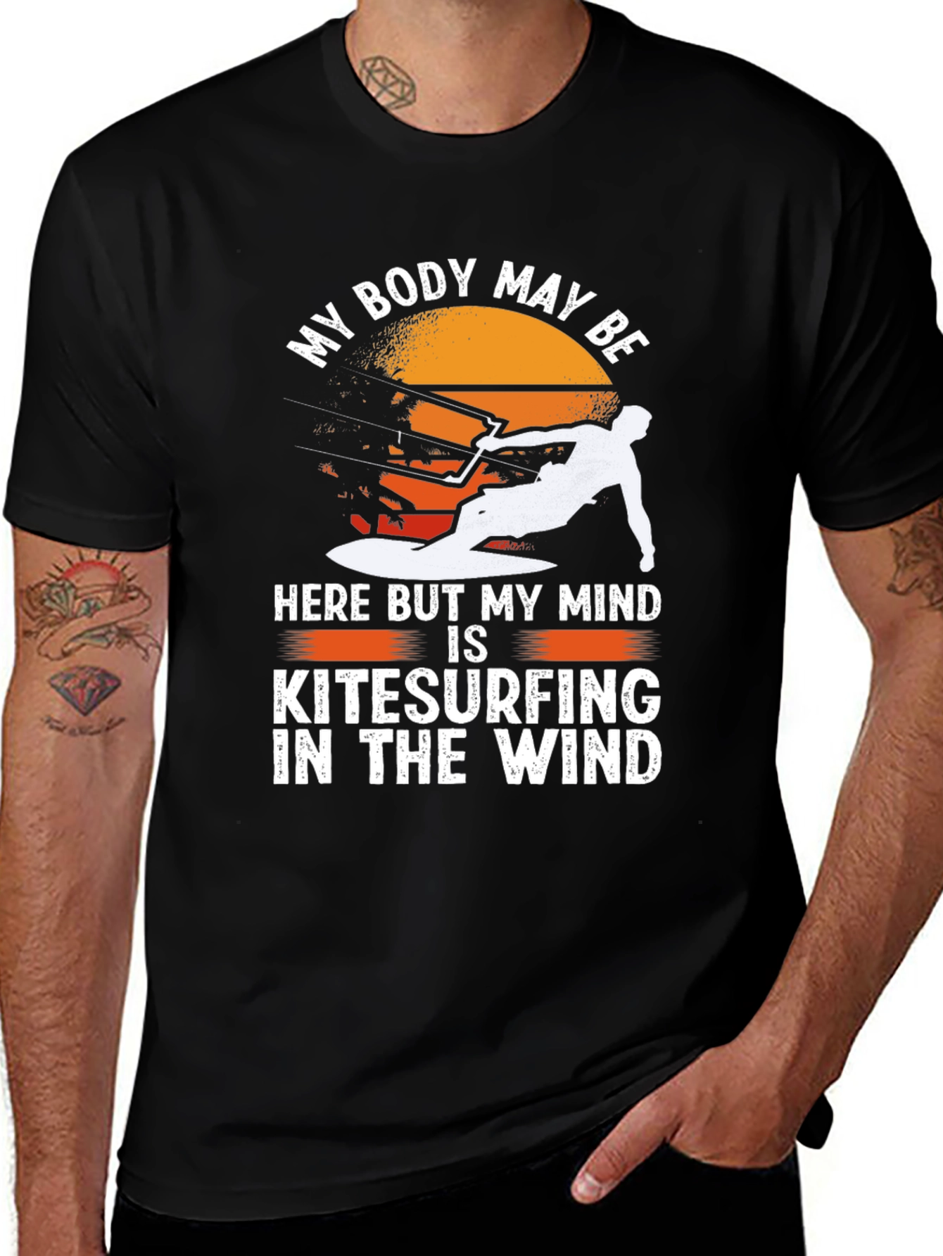 Variant 5 of Kitesurfing Mind T-Shirt
