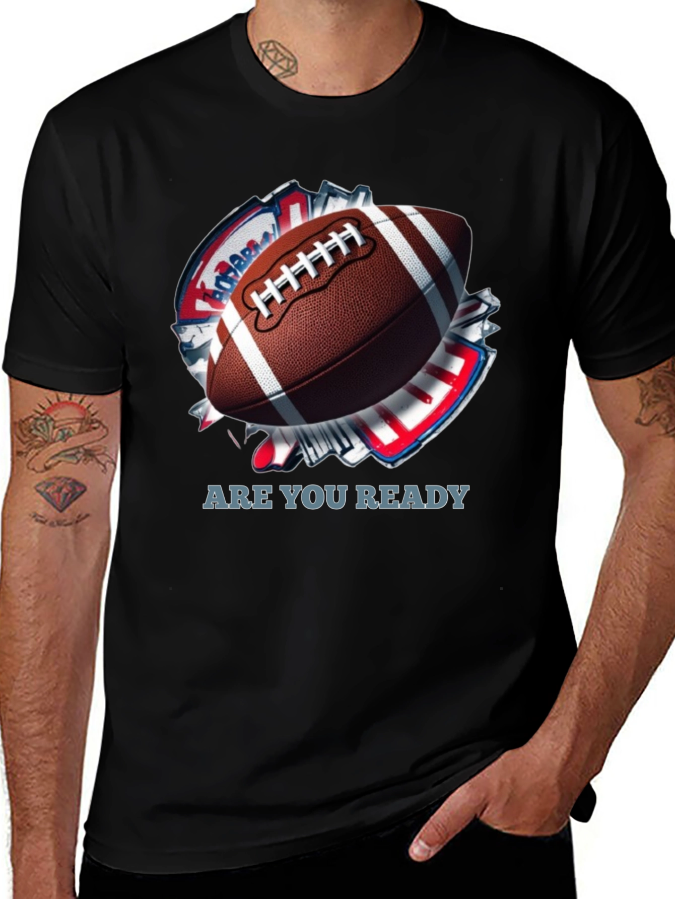 Variant 13 of Are You Ready Football T-Shirt