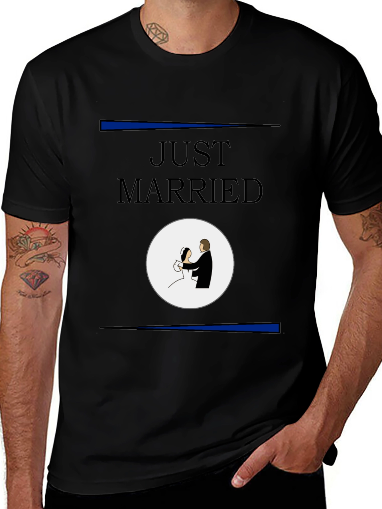Variant 27 of Just Married T-Shirt