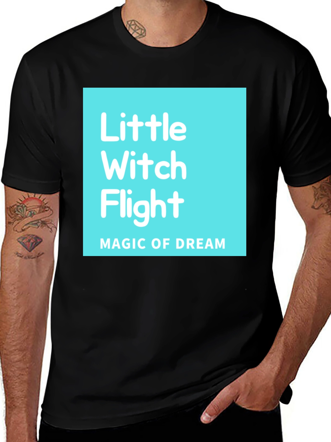 Variant 29 of Little Witch Flight Graphic Tee
