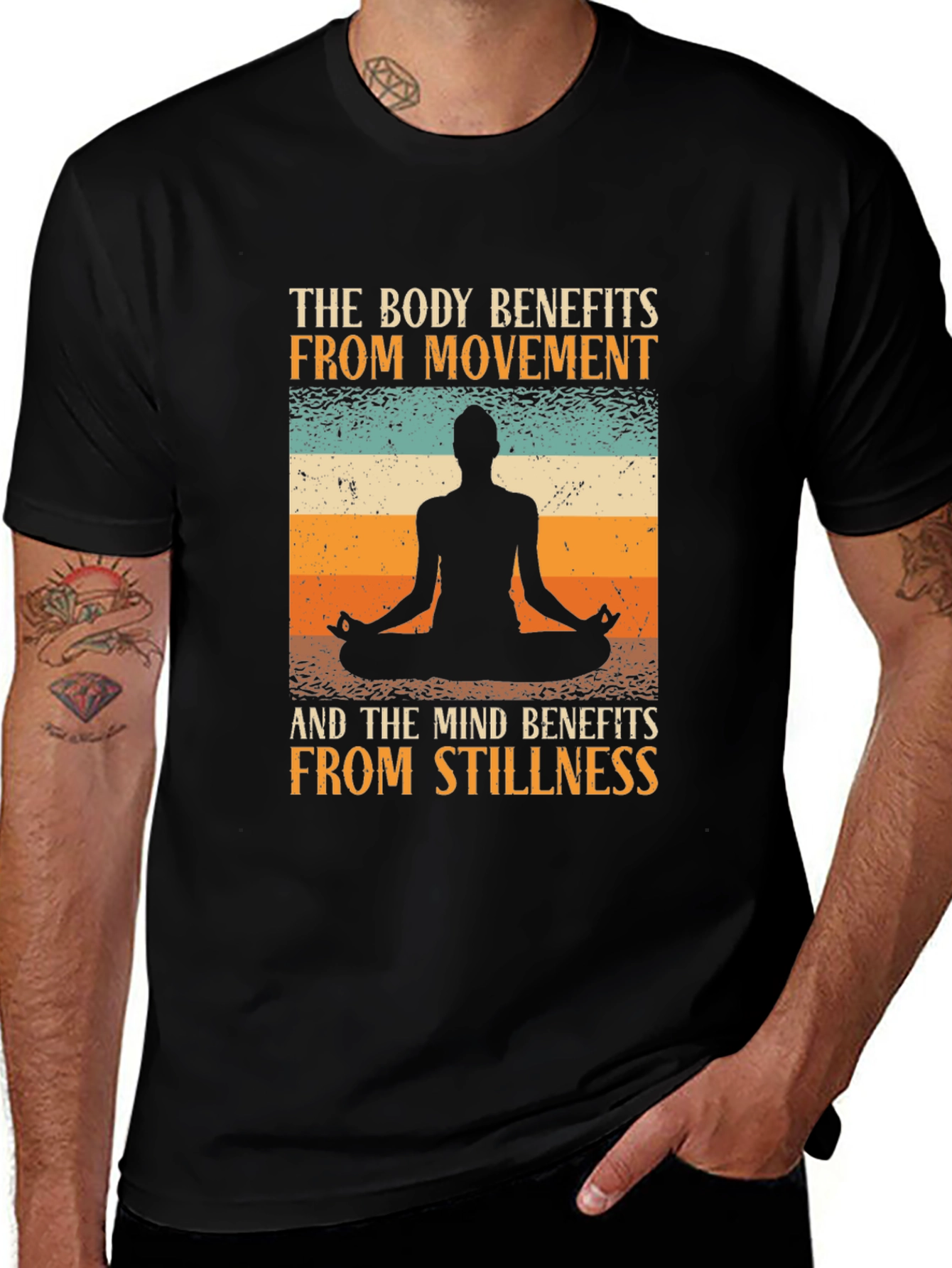 Variant 16 of Body & Mind Benefits Graphic T-Shirt