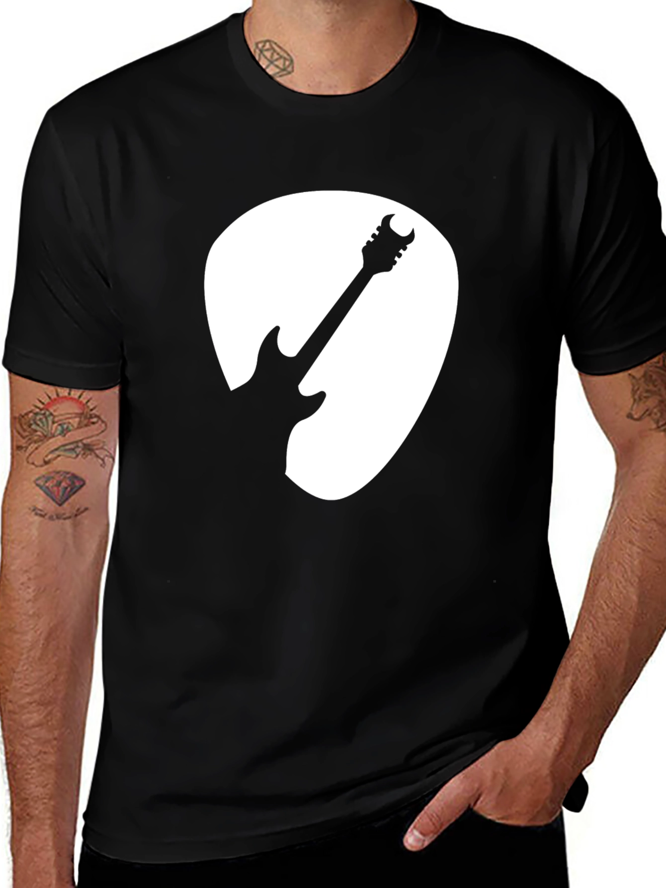 Variant 5 of Guitar Pick Graphic T-Shirt