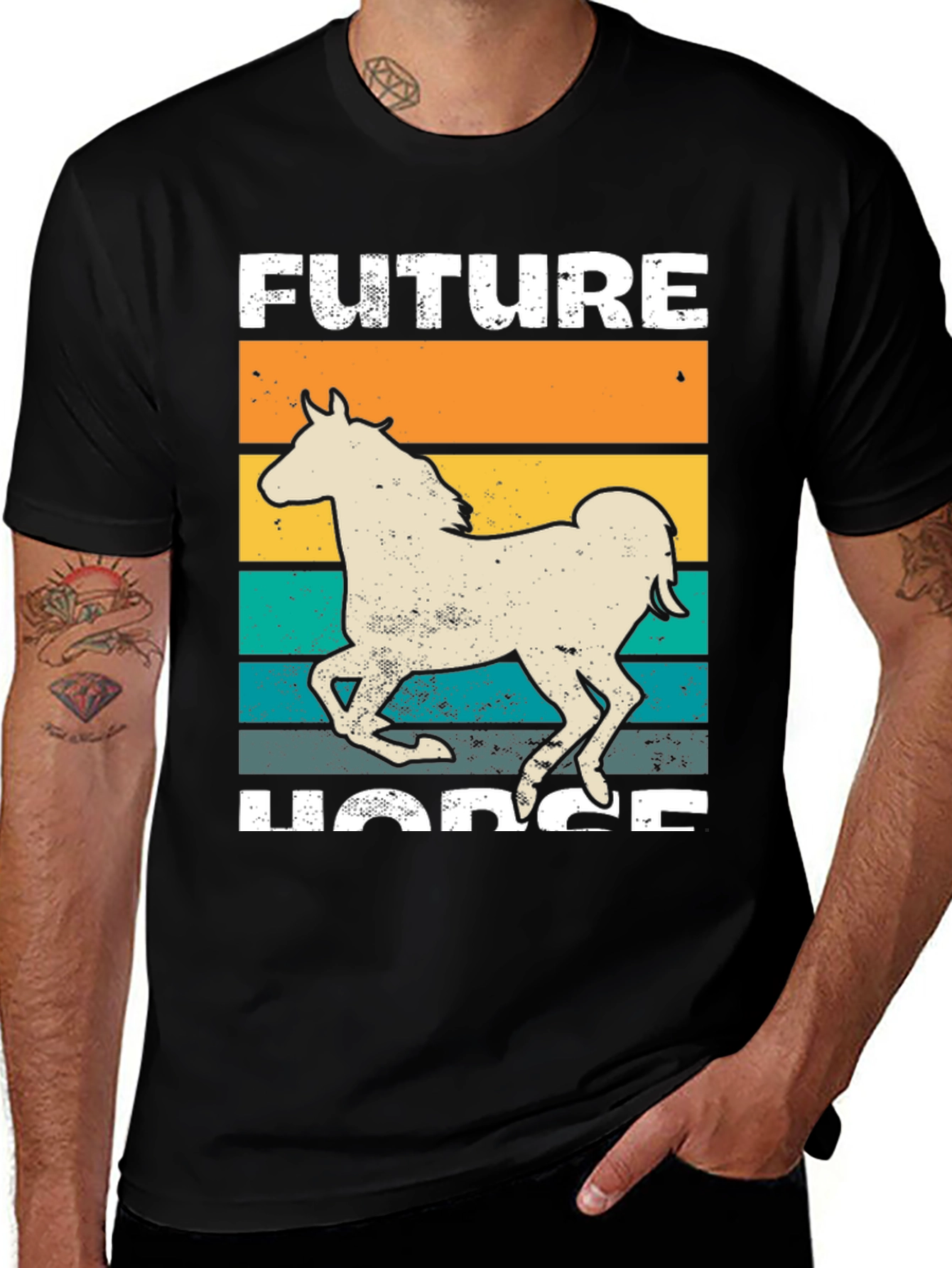 Variant 19 of Future Horse Graphic T-Shirt