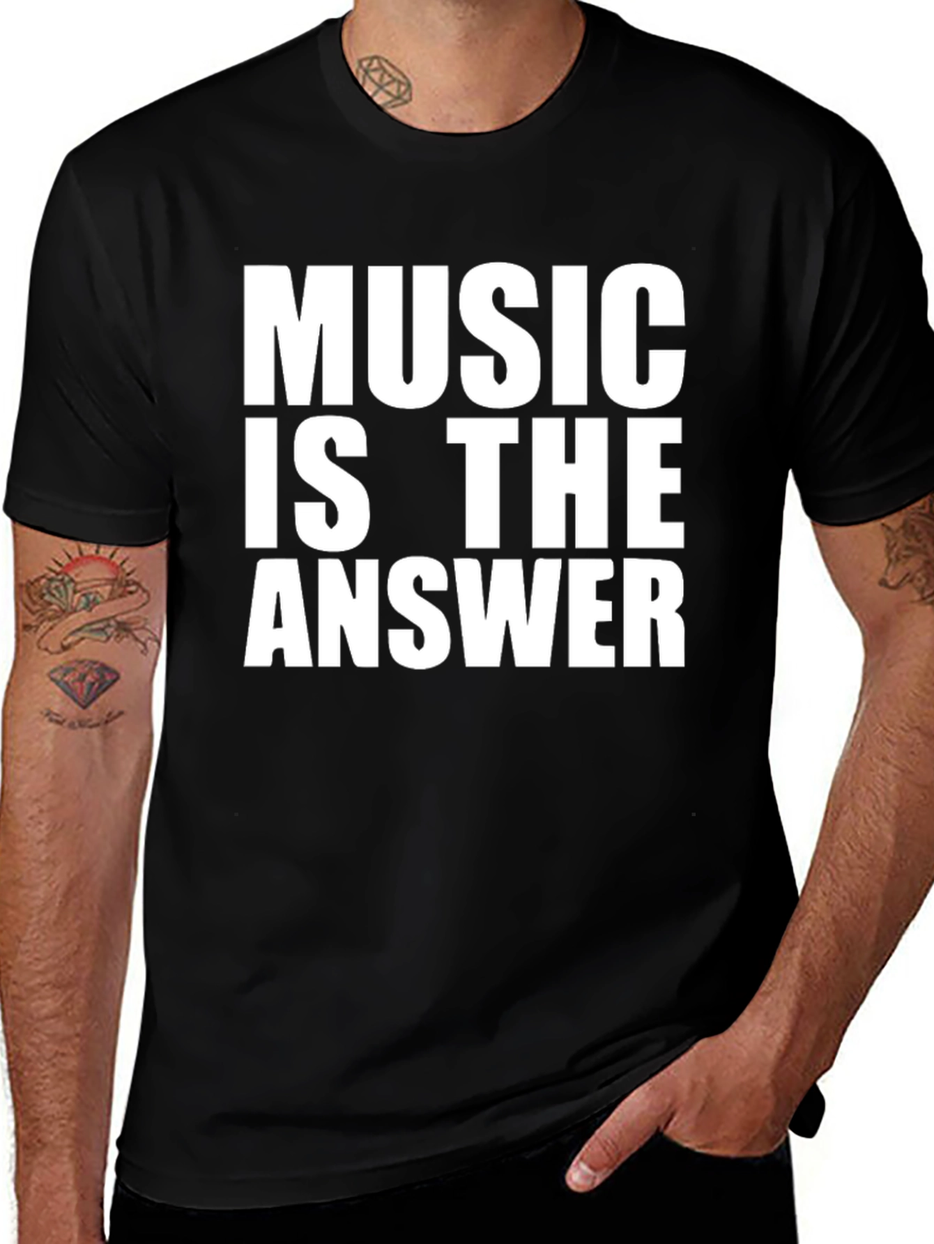 Variant 27 of Music Is The Answer Graphic Tee