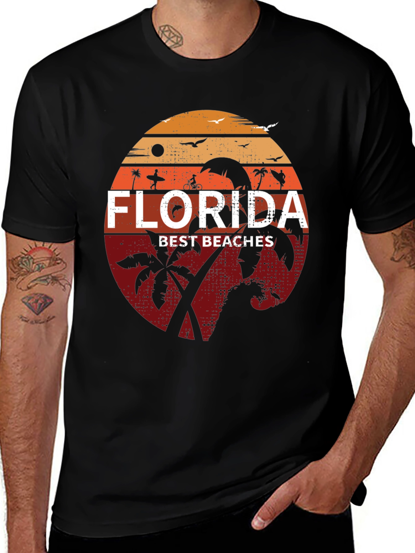 Variant 27 of Florida Best Beaches Graphic T-Shirt