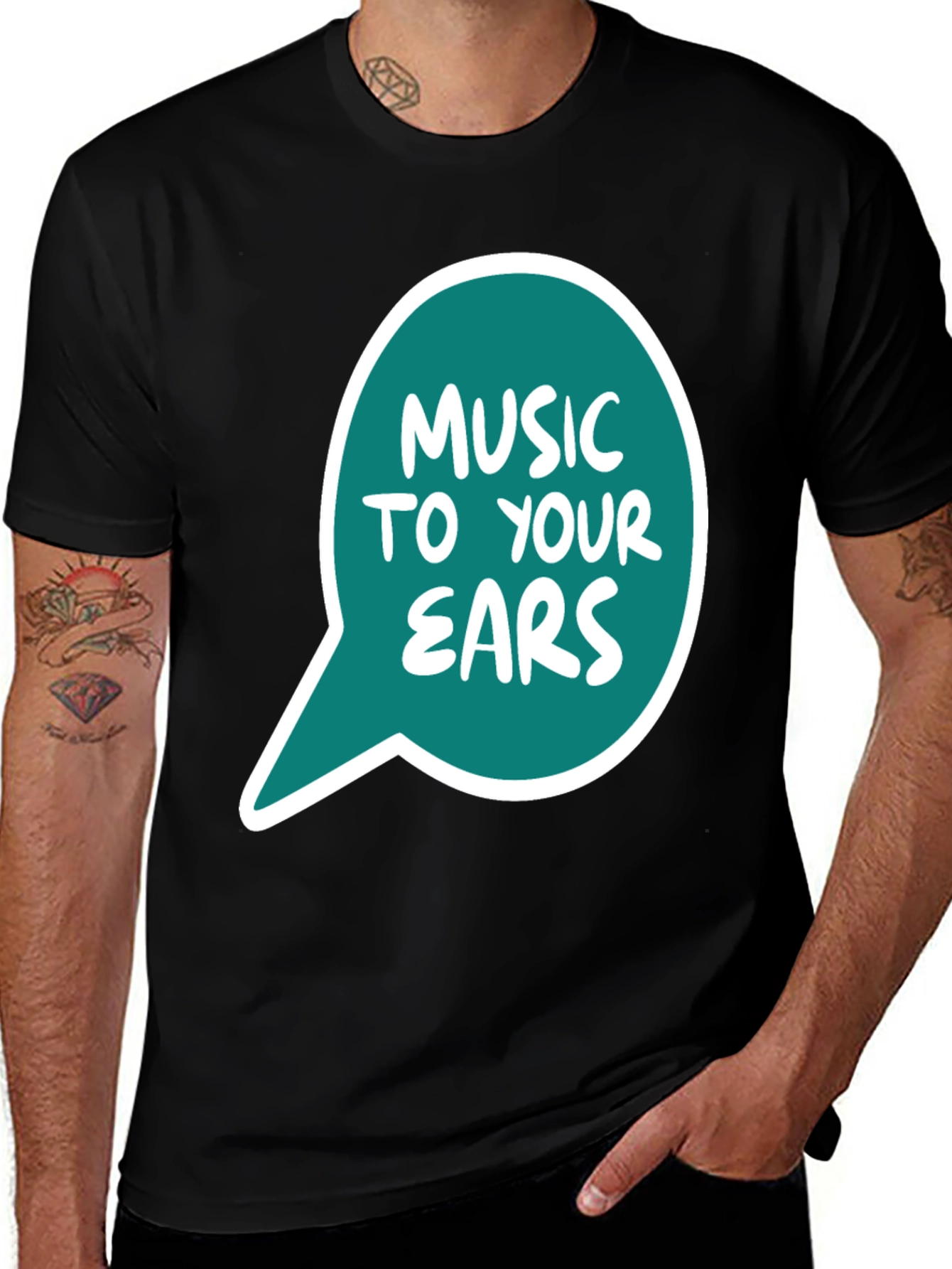 Variant 21 of Music To Your Ears Graphic Tee