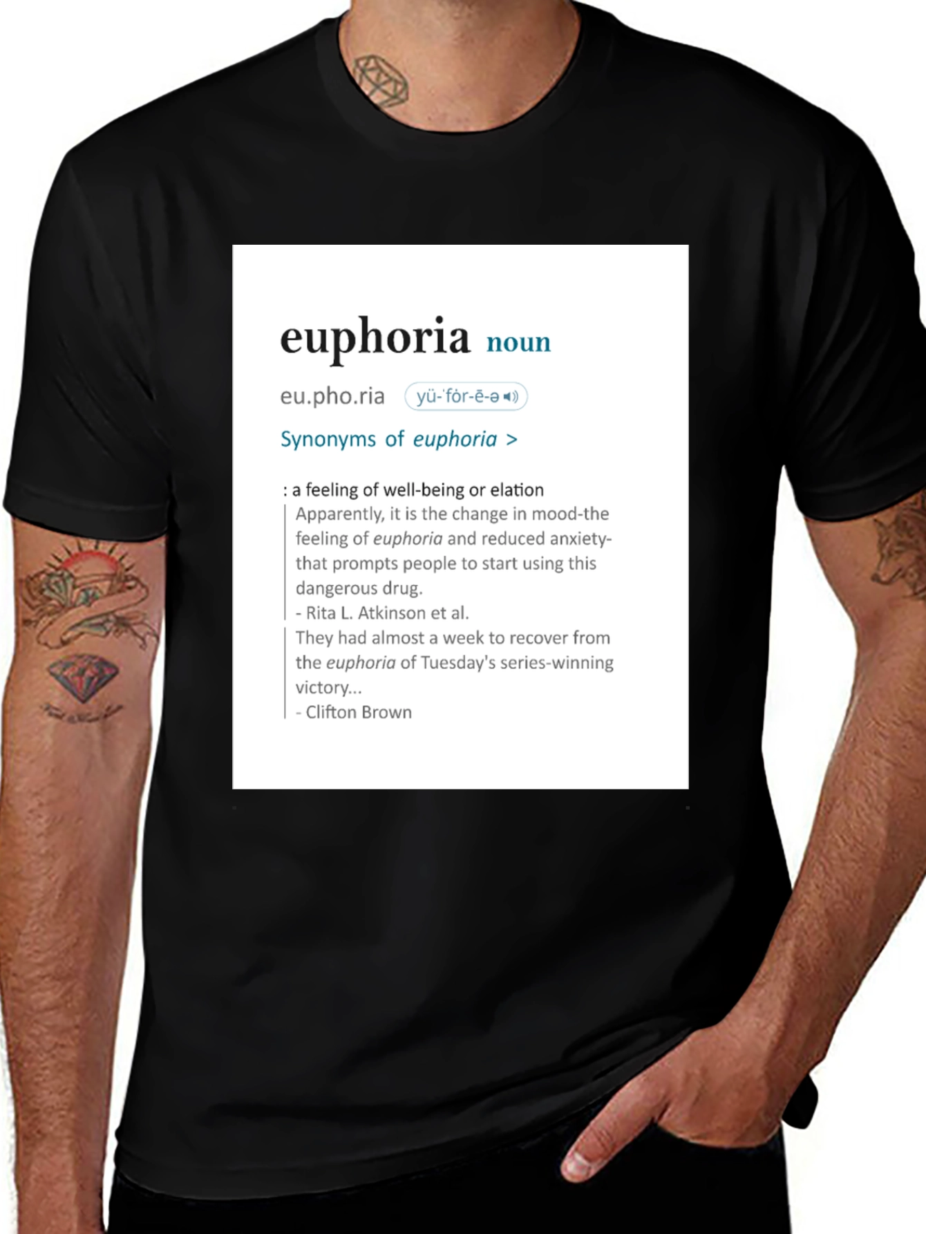 Variant 18 of Euphoria Definition Graphic T-Shirt