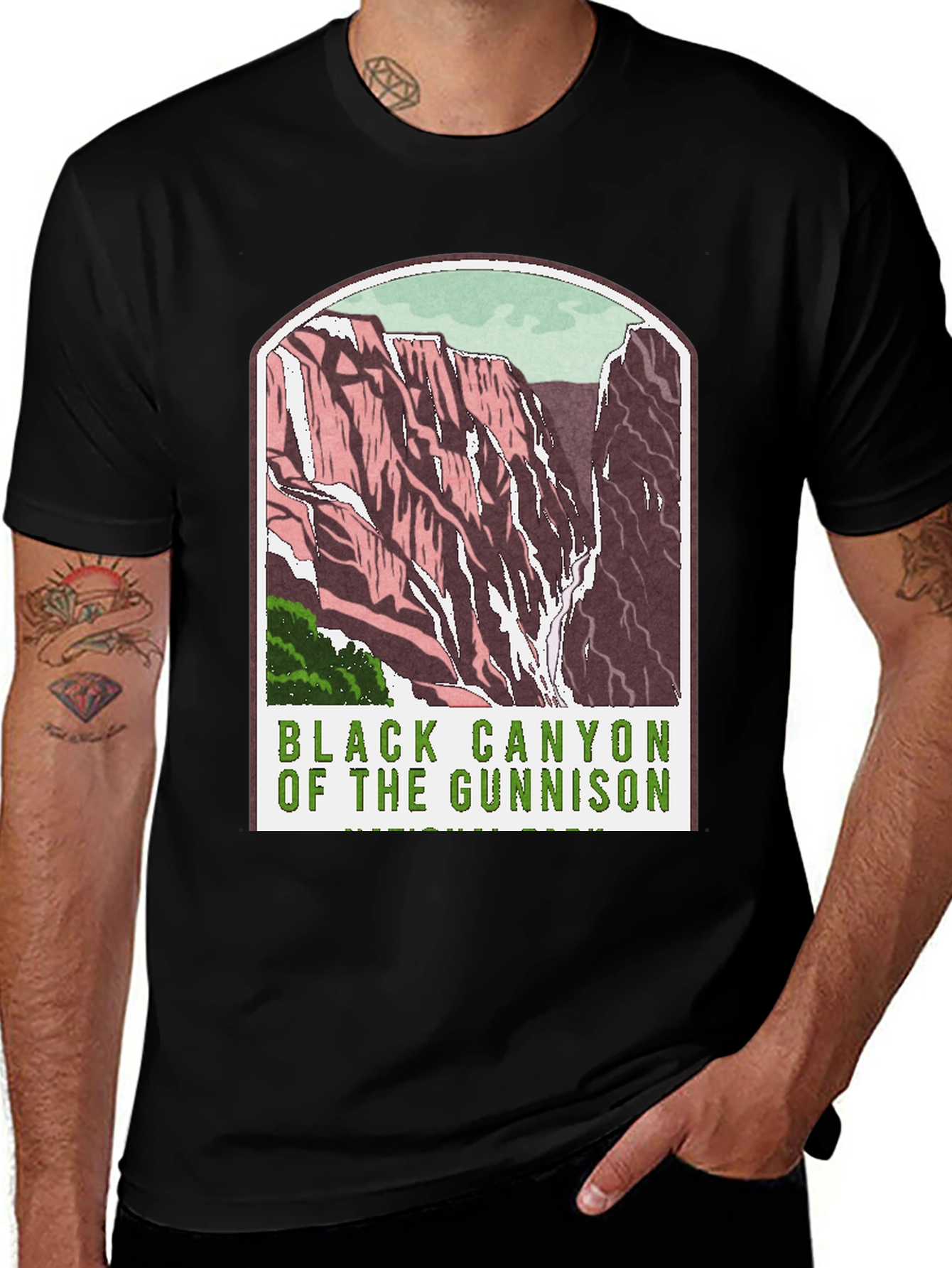 Variant 18 of Black Canyon of the Gunnison T-Shirt