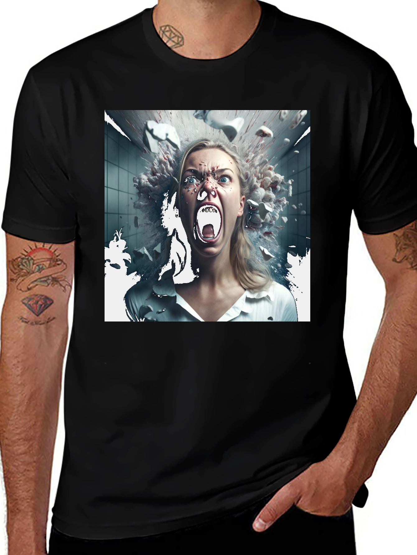 Variant 26 of Exploding Mind T-Shirt - Express Yourself