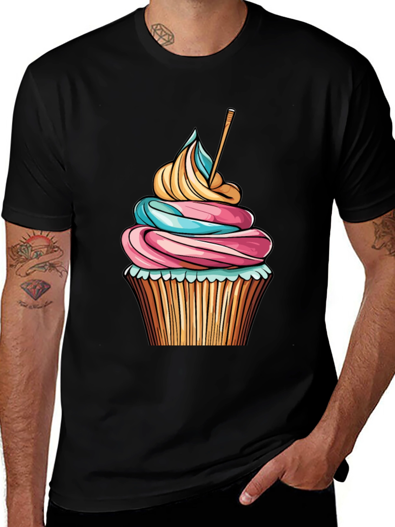 Variant 13 of Cupcake Graphic Tee - Sweet Treat T-Shirt