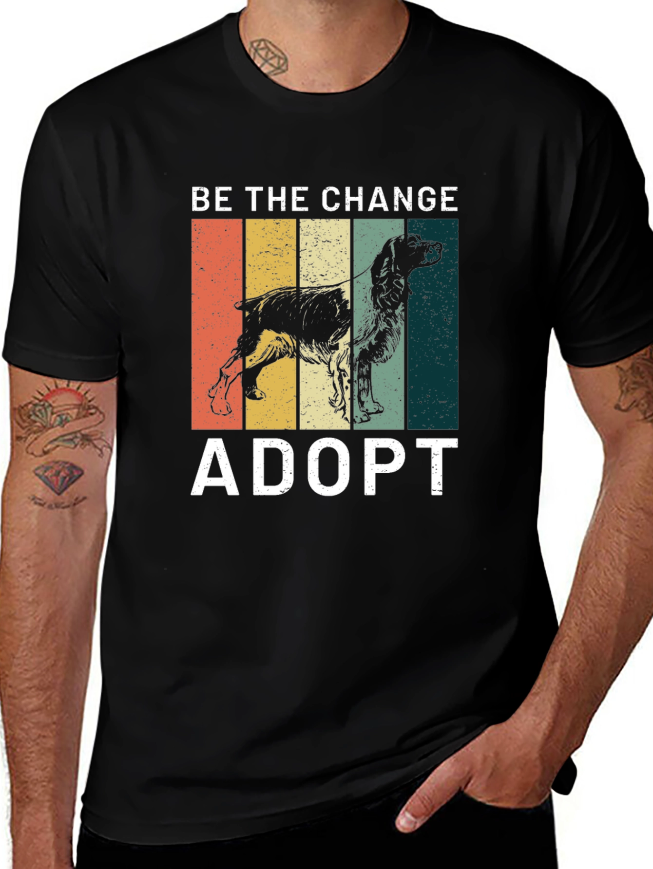 Adopt Dog T-Shirt - Be the Change