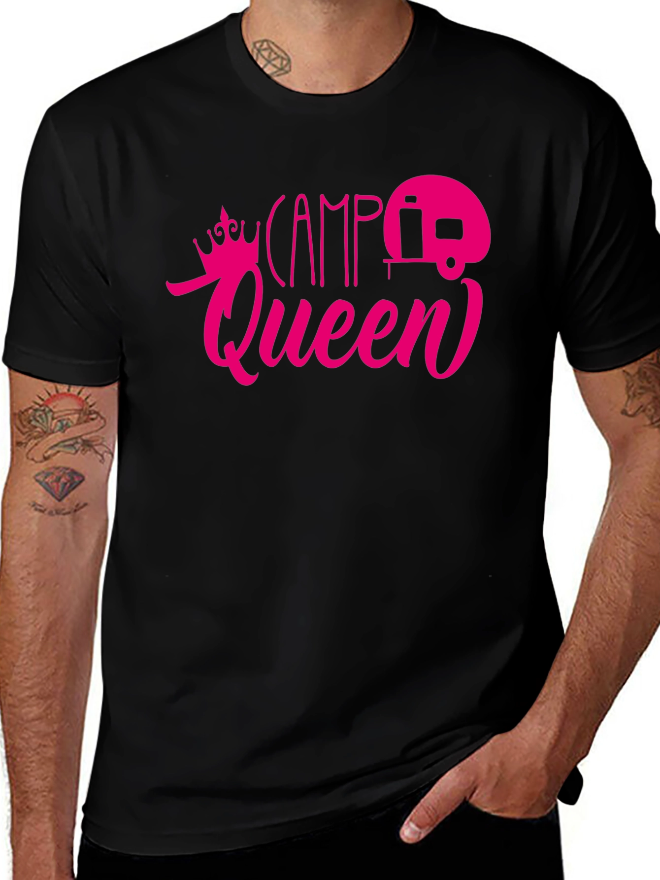 Variant 3 of Camp Queen Tee - Camping Lover Shirt