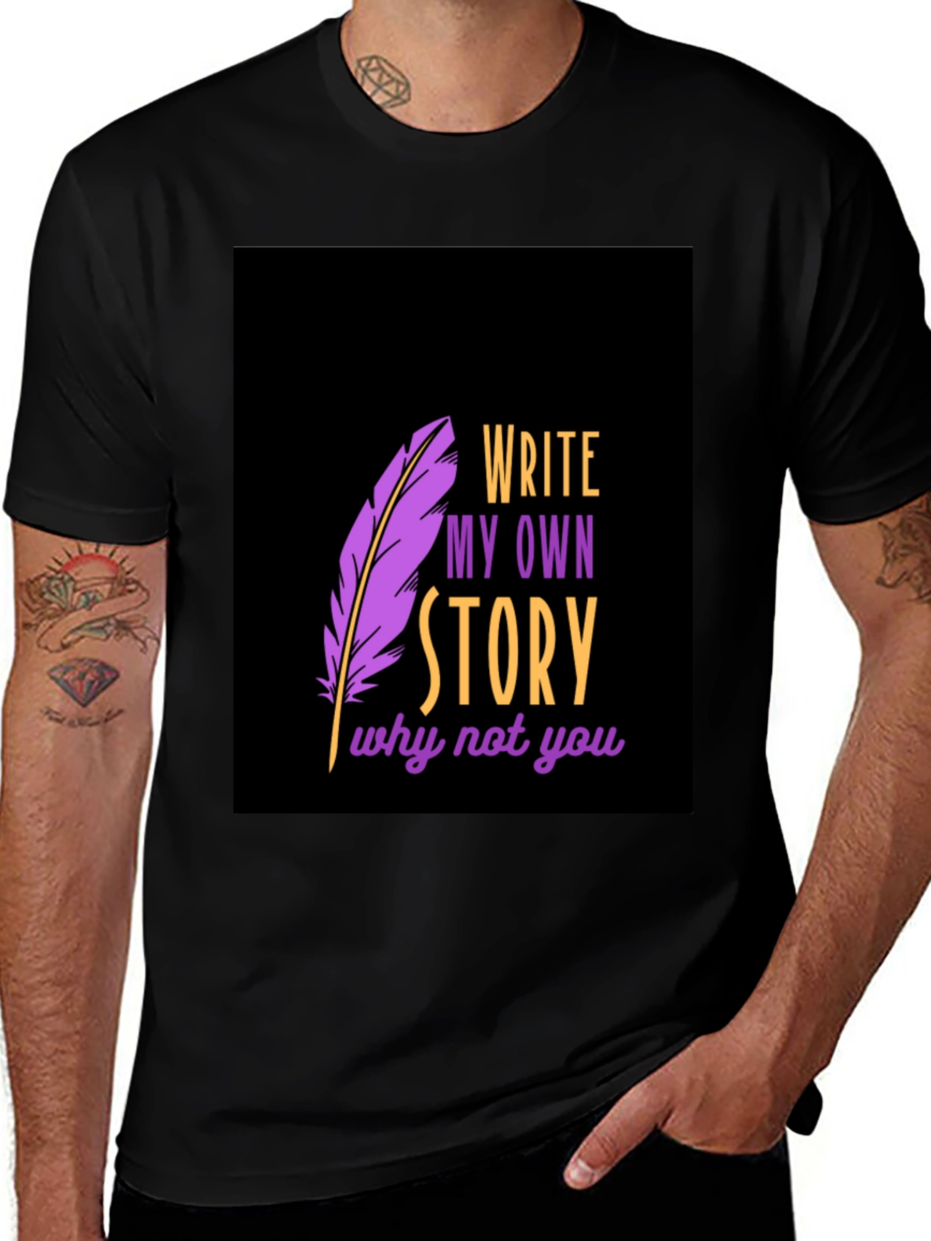 Write My Own Story T-Shirt - Unique Graphic Tee