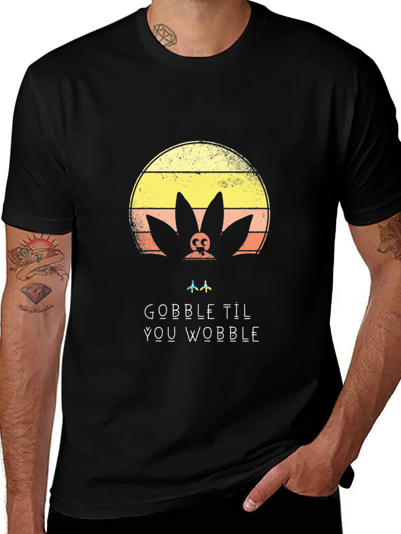 Variant 9 of Gobble 'Til You Wobble Graphic Tee