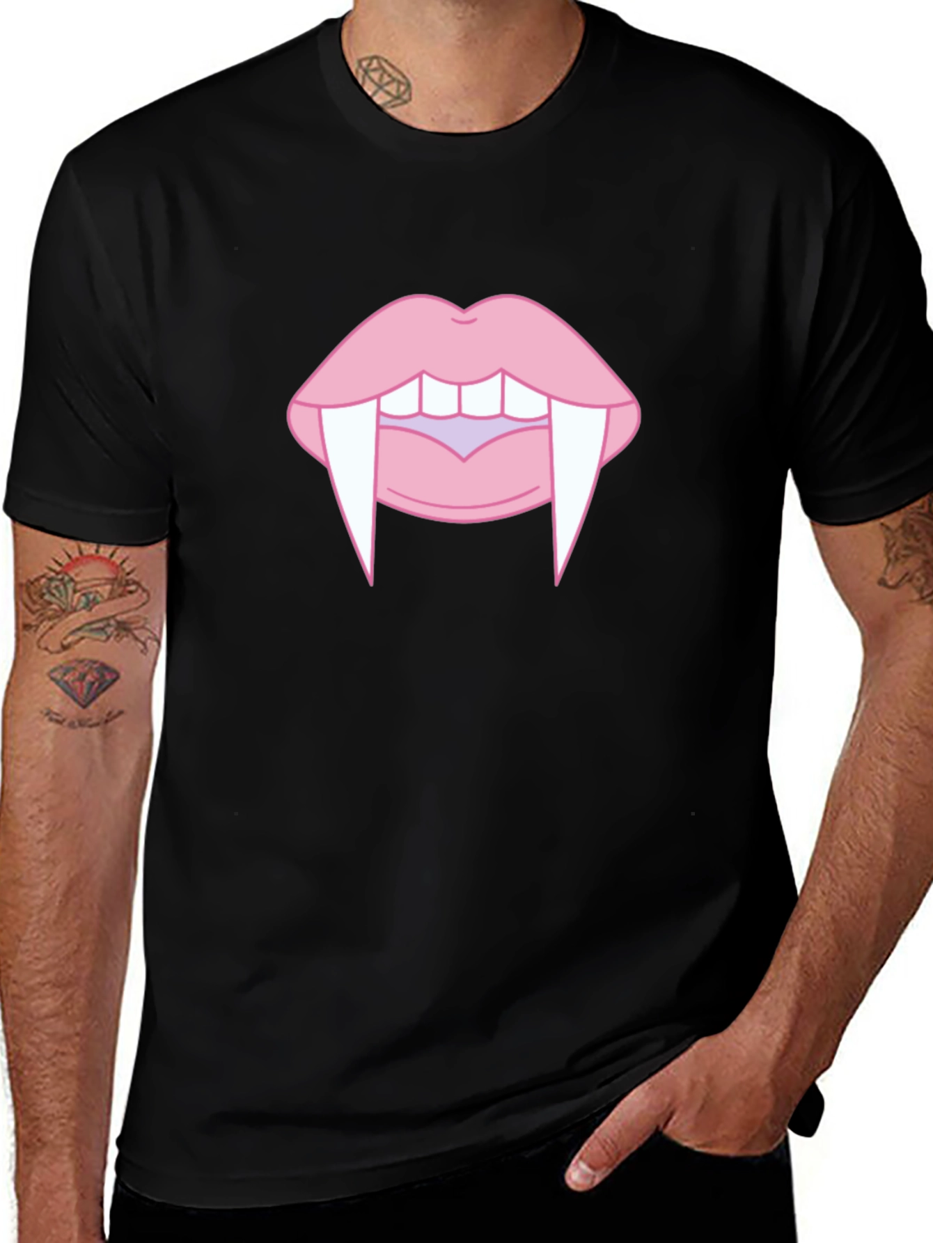 Variant 17 of Vampire Lips Graphic Tee