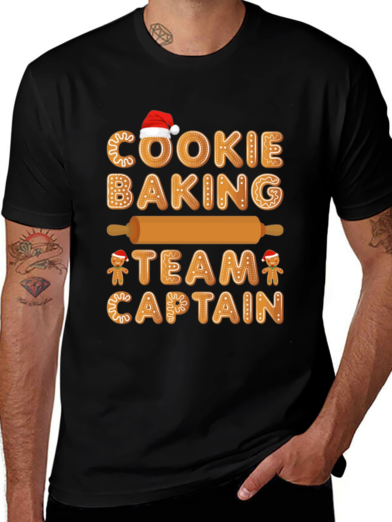 Cookie Baking Team Captain Christmas T-Shirt