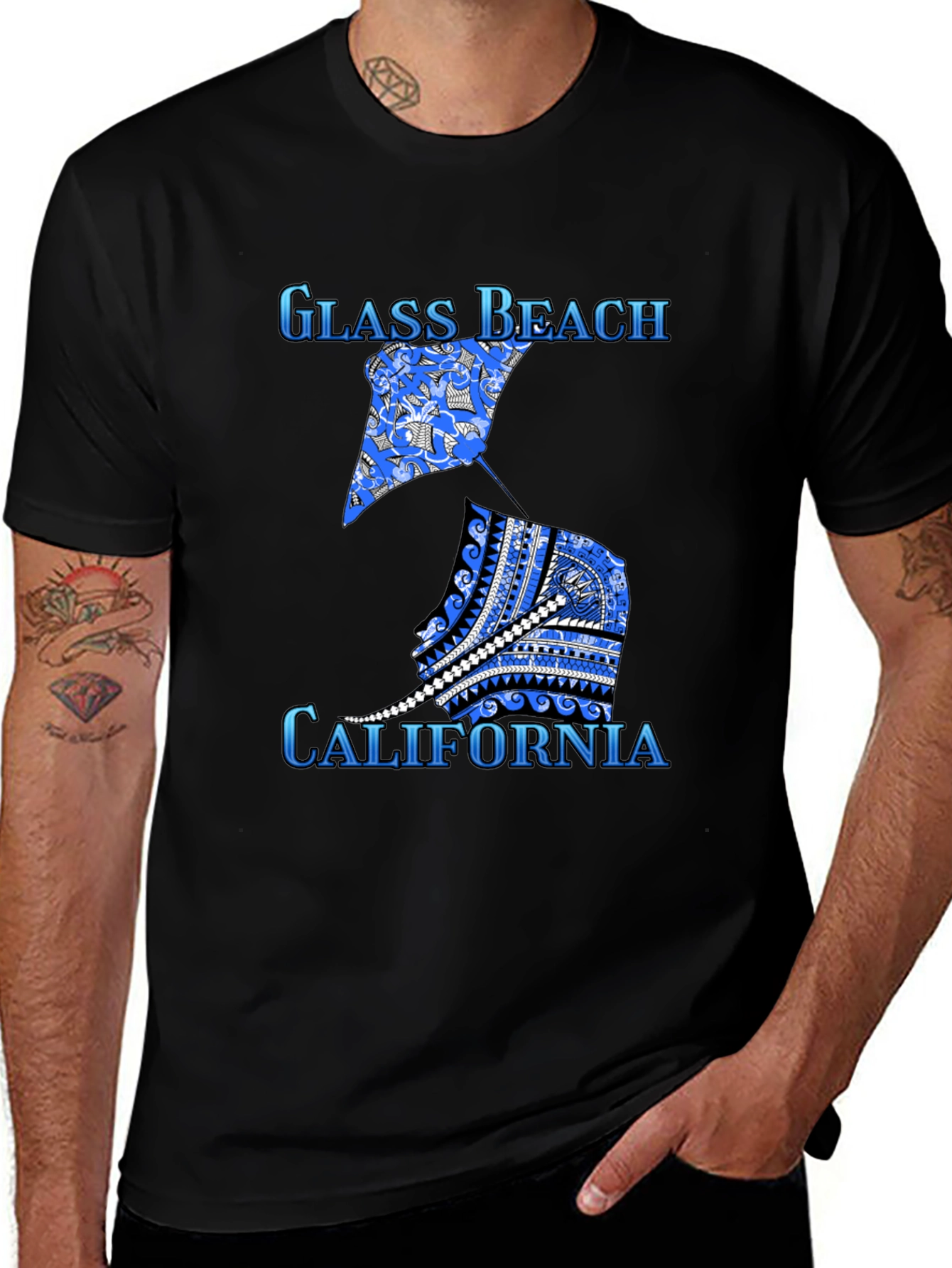 Glass Beach California Graphic Tee