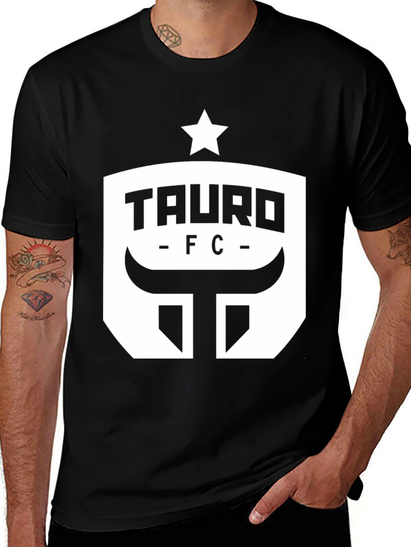 Tauro FC Black T-Shirt - Soccer Fan Apparel