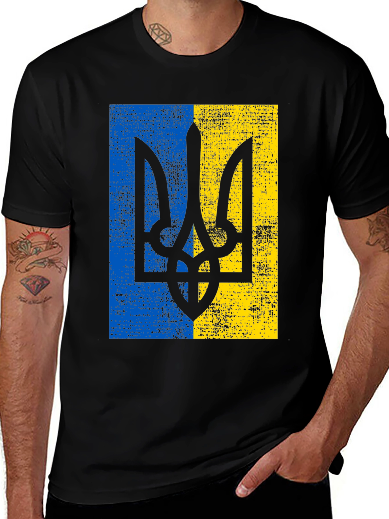 Ukraine Flag Trident T-Shirt