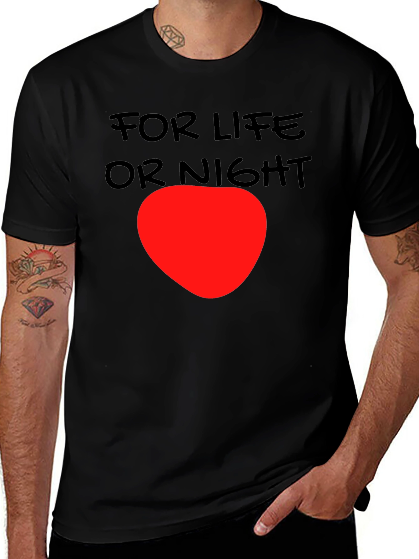 Variant 19 of Life or Night Graphic T-Shirt
