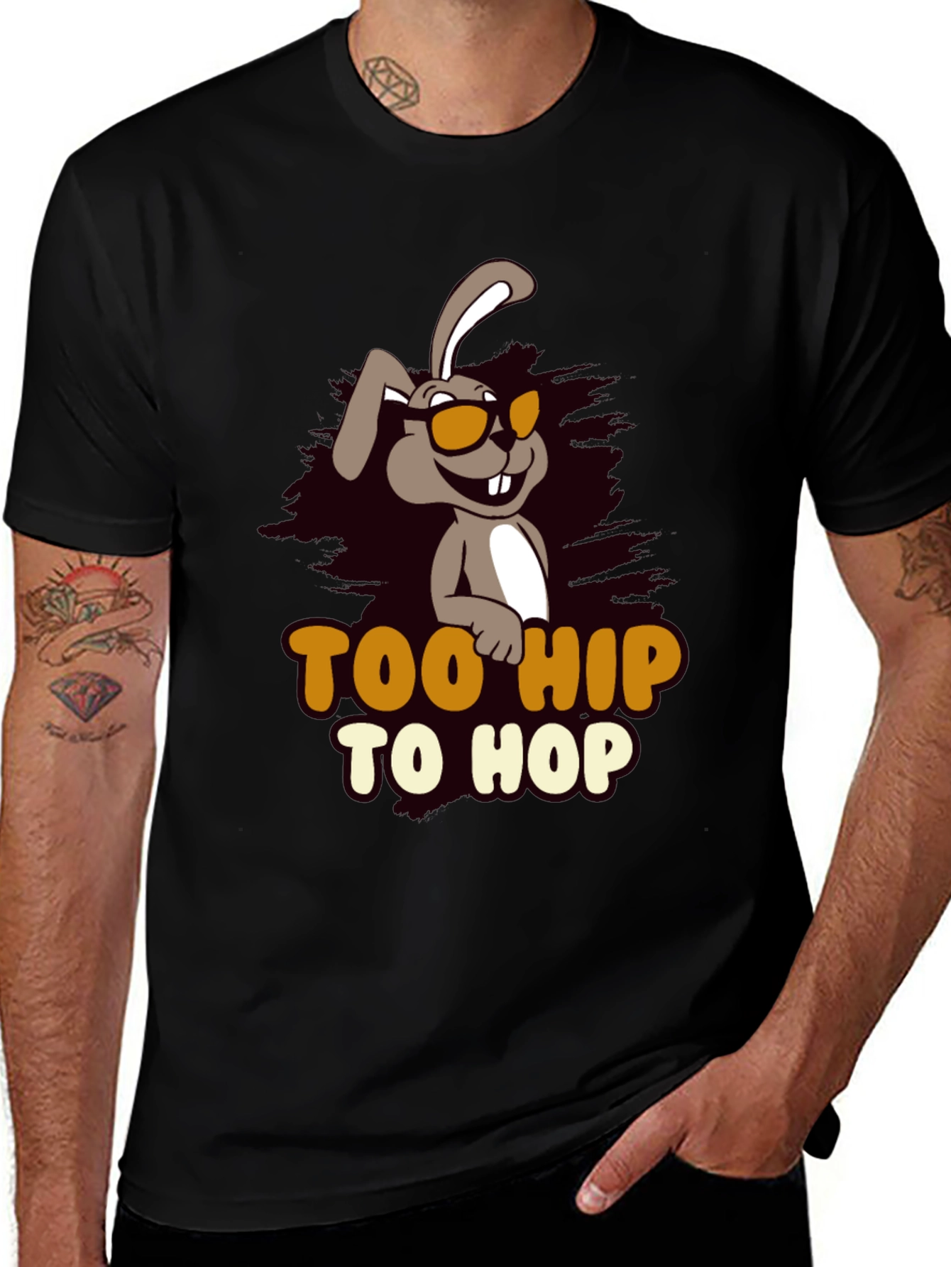Variant 27 of Too Hip to Hop Bunny T-Shirt