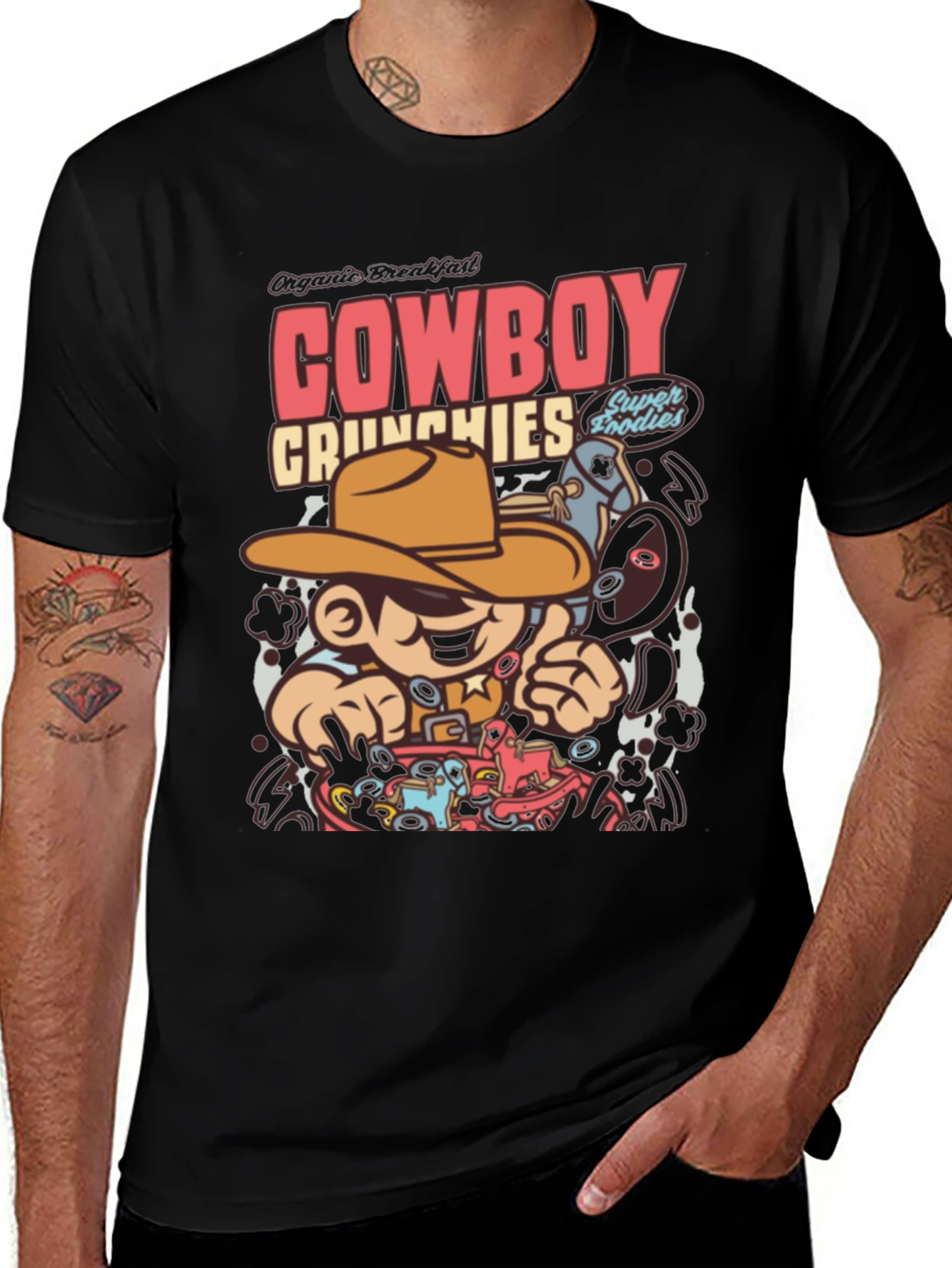 Variant 6 of Cowboy Crunchies Graphic Tee