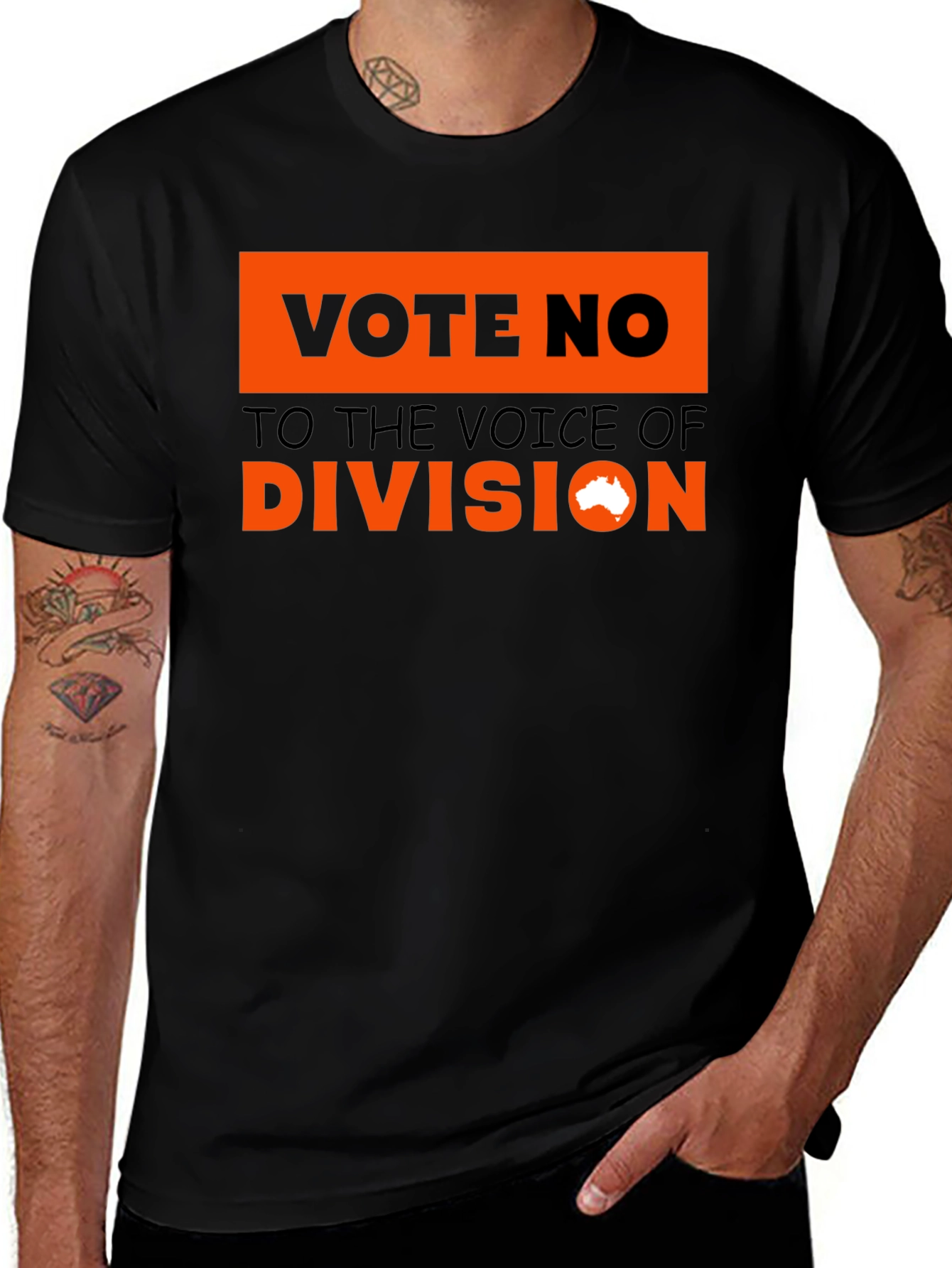 Vote No T-Shirt - Voice of Division - Australia