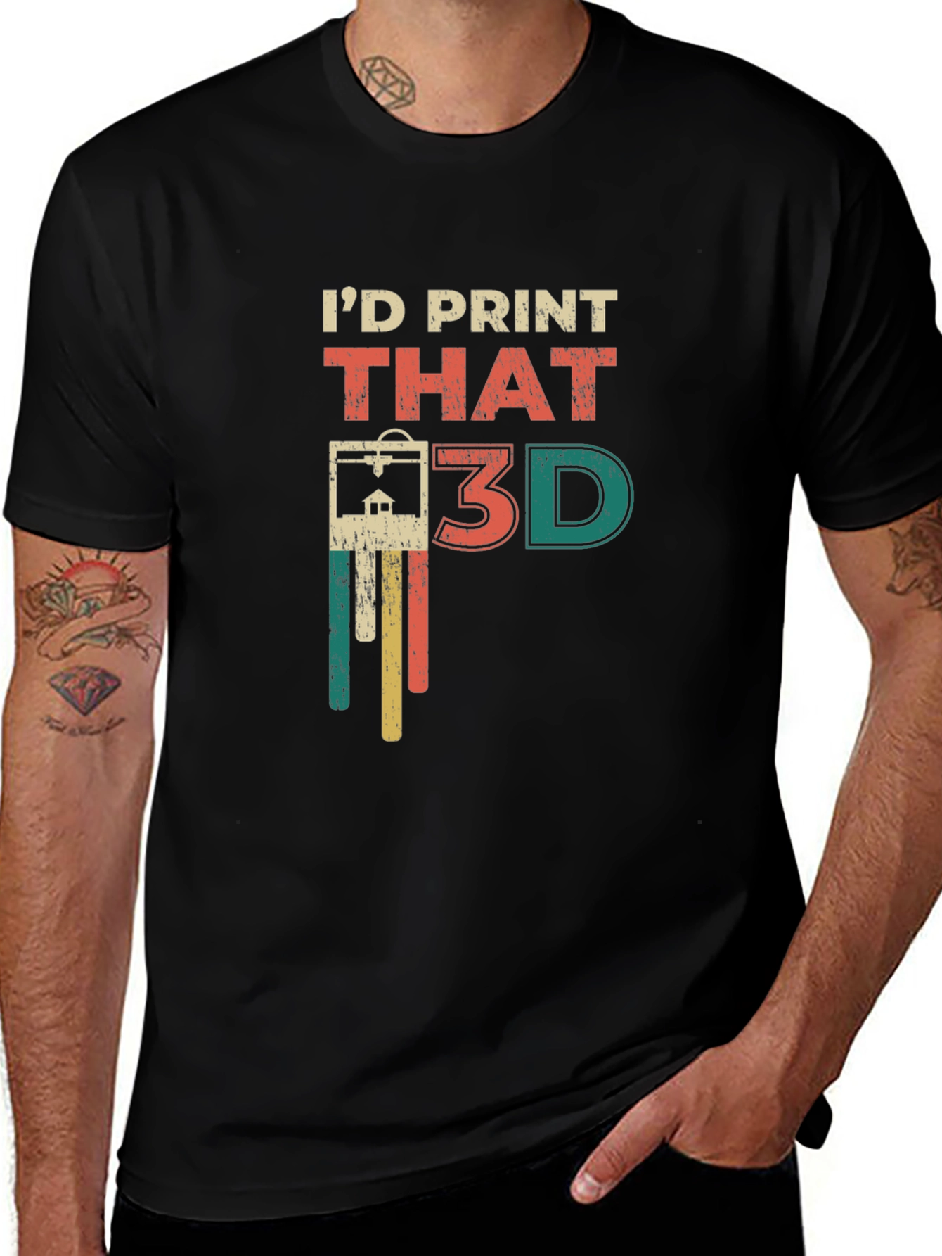 Variant 15 of I'd Print That 3D T-Shirt