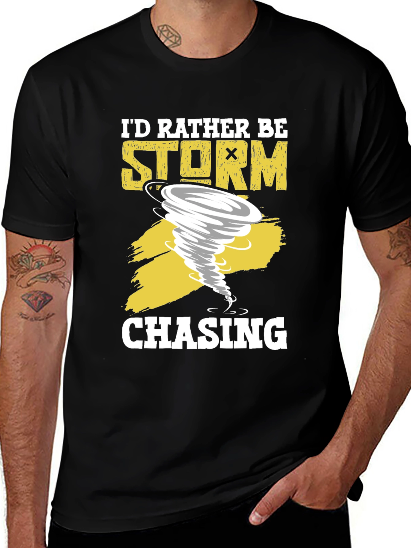 Variant 15 of Storm Chaser T-Shirt - Tornado Graphic Novelty Tee