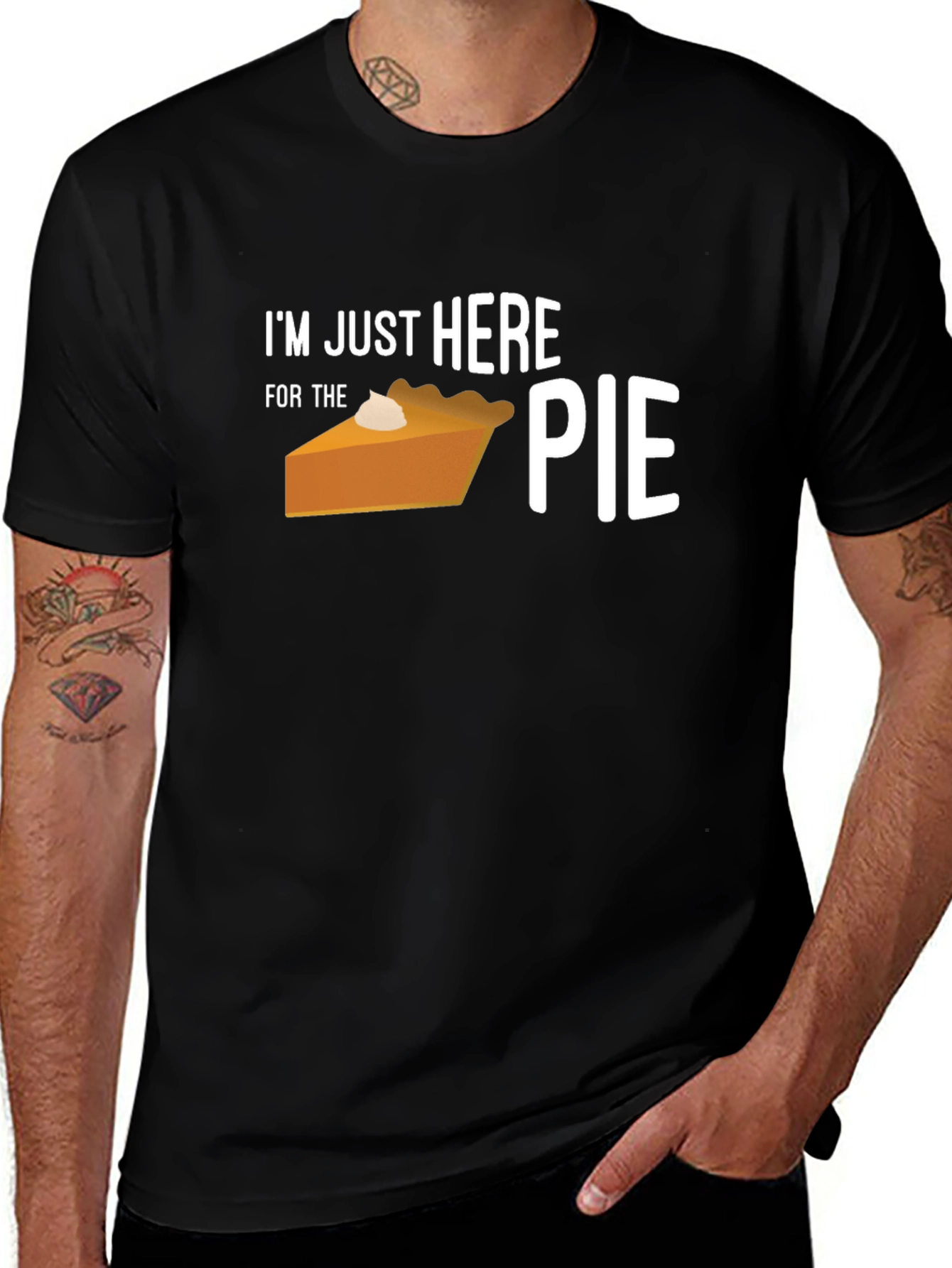 Variant 13 of Funny Thanksgiving Pie Graphic T-Shirt