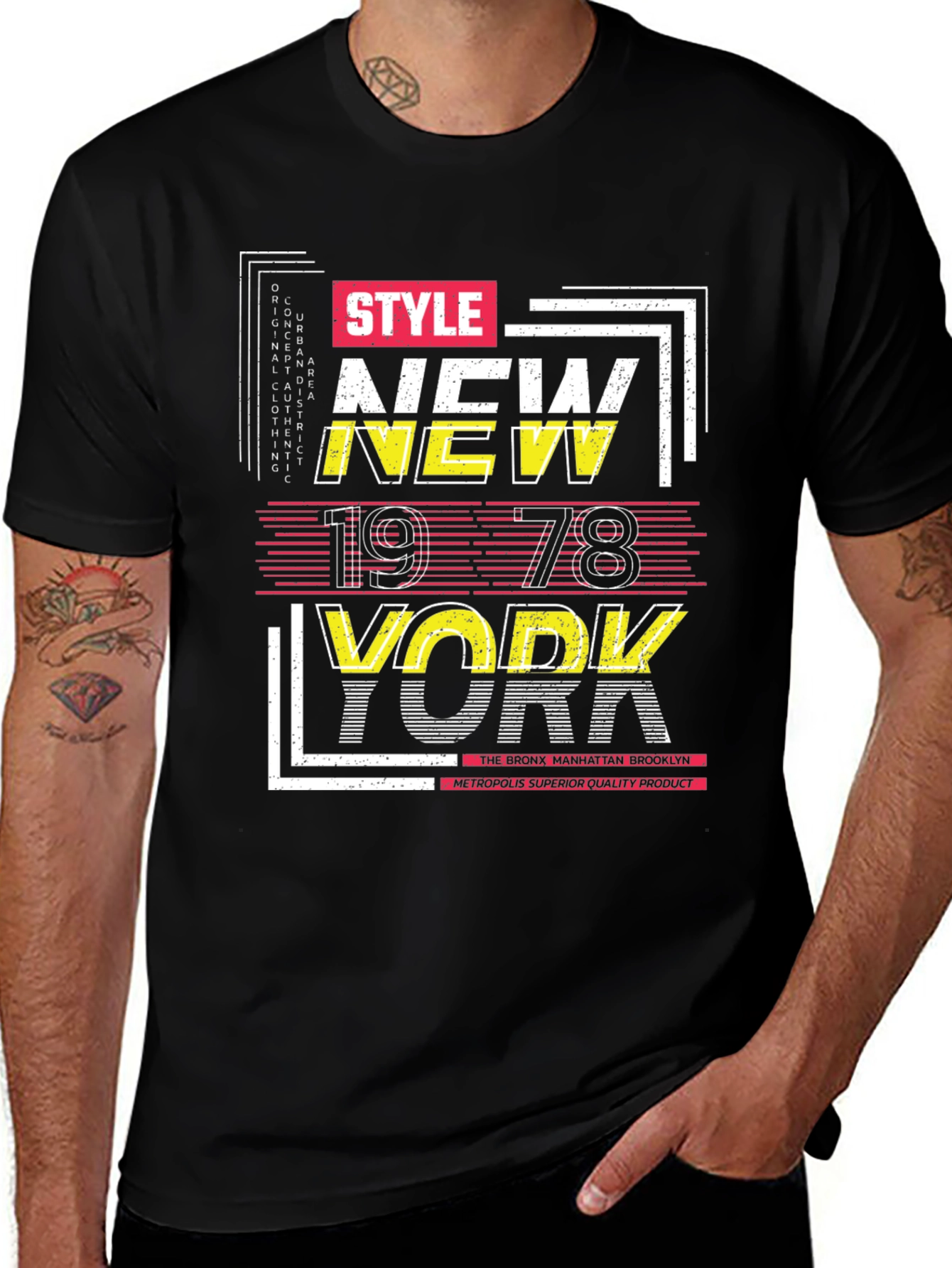 Variant 20 of New York Style Graphic Tee - 1978 Urban Fashion