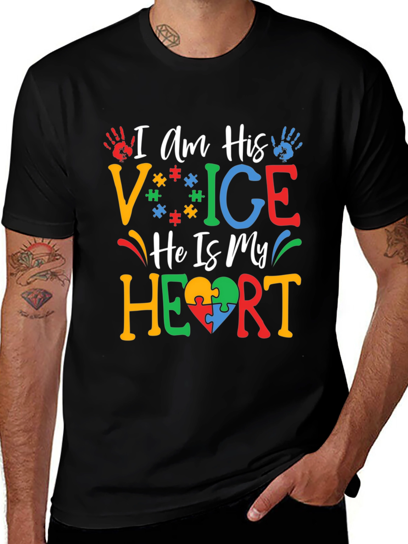 Autism Awareness "I am His Voice" T-Shirt