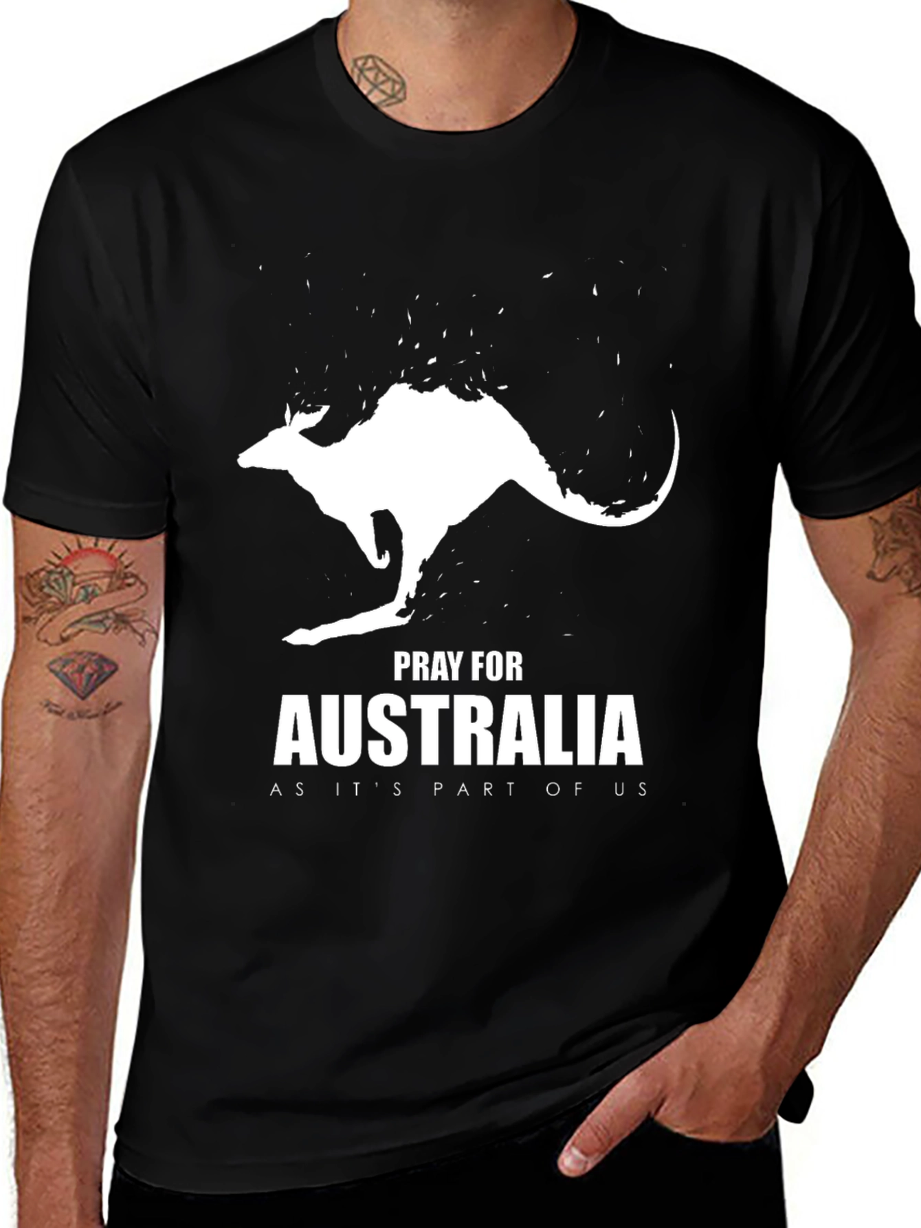 Variant 19 of Pray for Australia Graphic Tee
