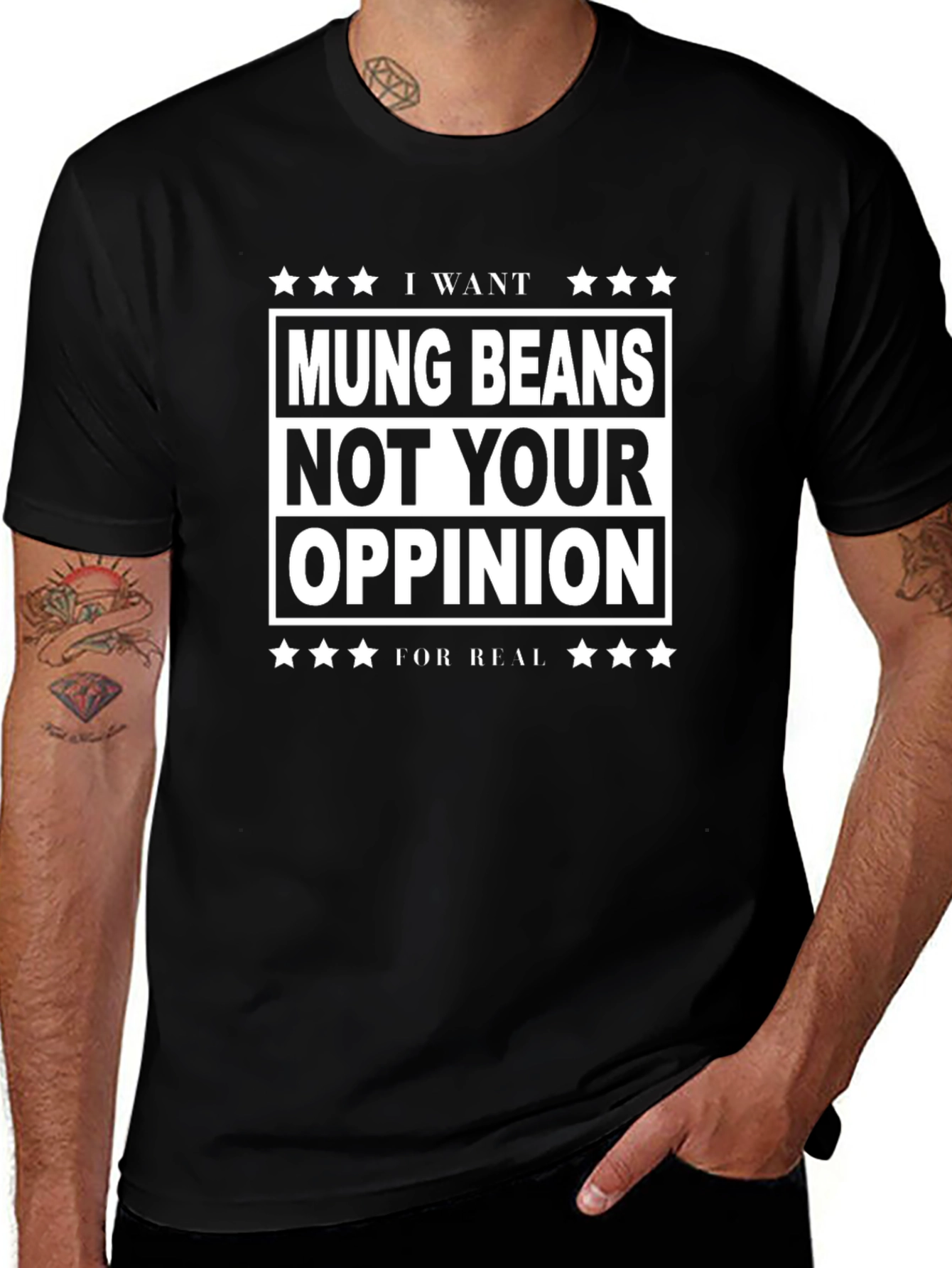 Mung Beans Graphic T-Shirt - Funny Novelty Tee