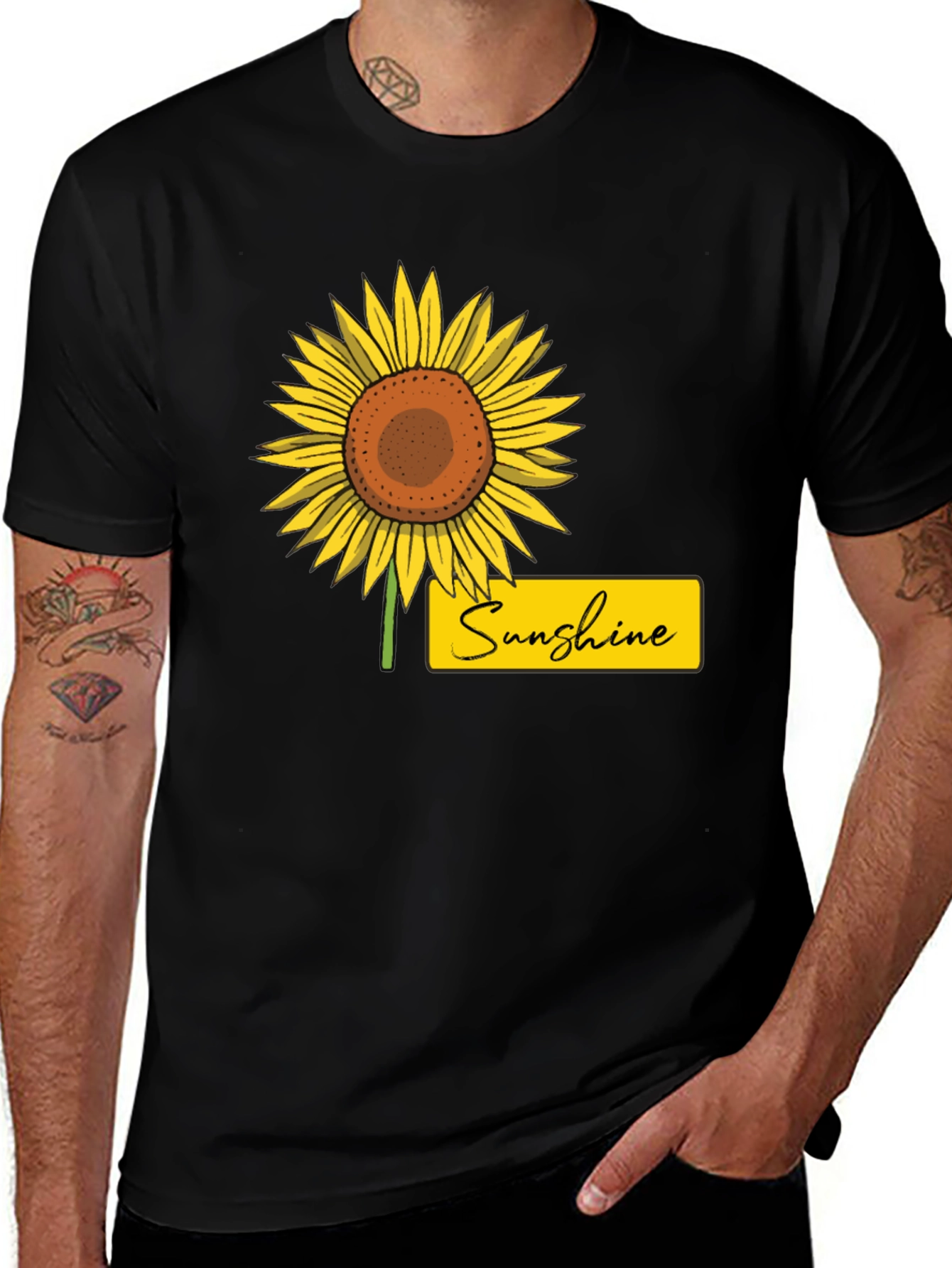 Variant 9 of Sunflower Sunshine Graphic Tee