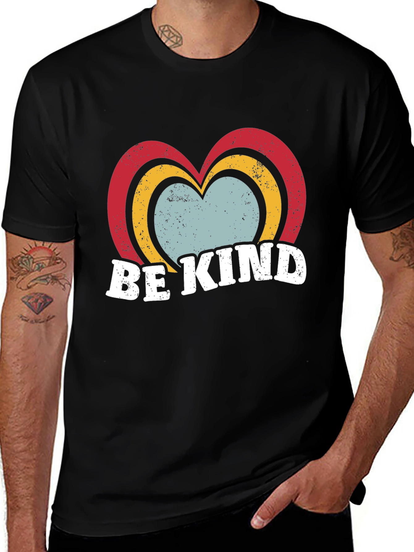 Variant 19 of Be Kind Heart Graphic Tee
