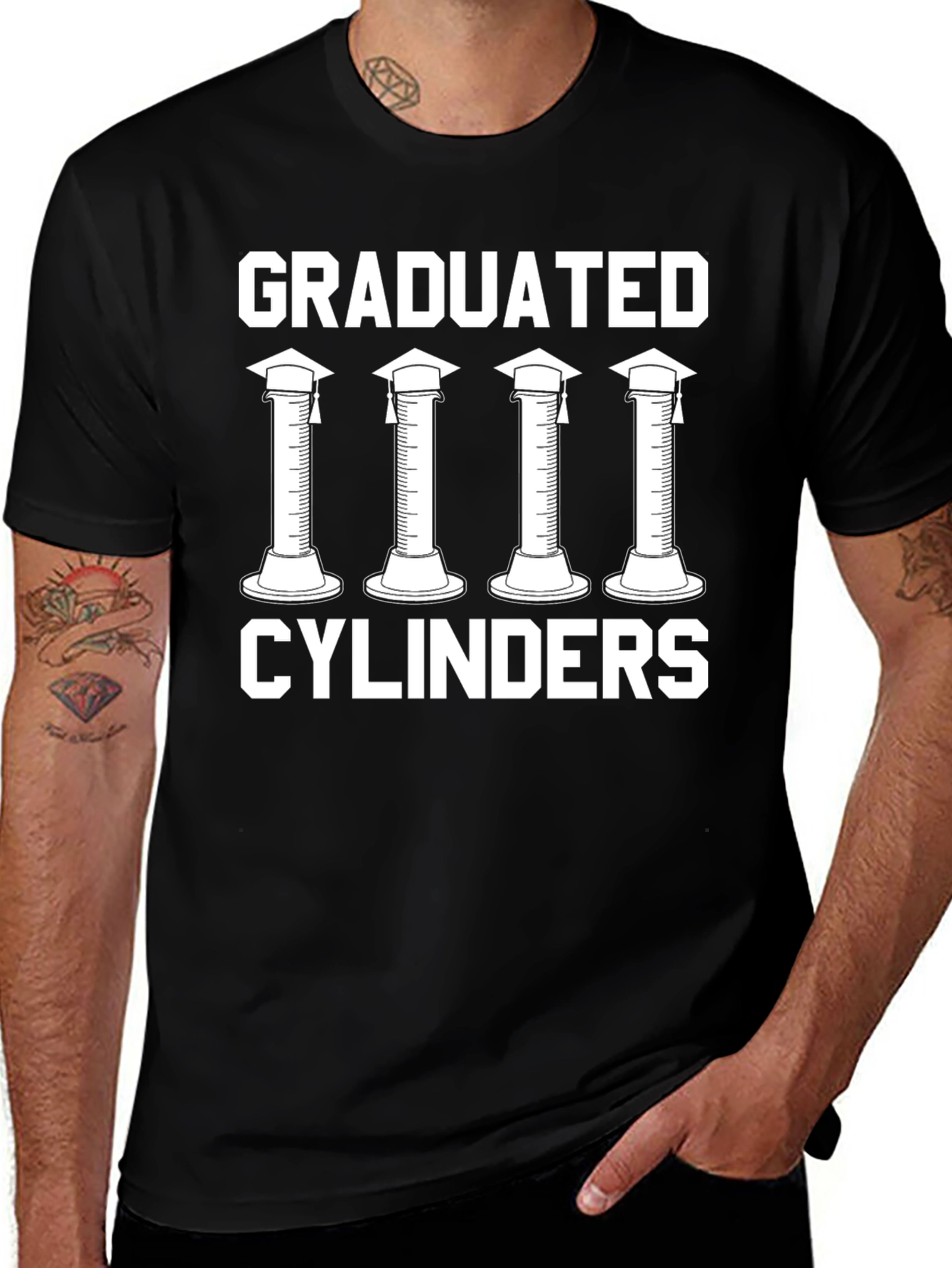 Variant 26 of Graduated Cylinders T-Shirt - Funny Science Tee