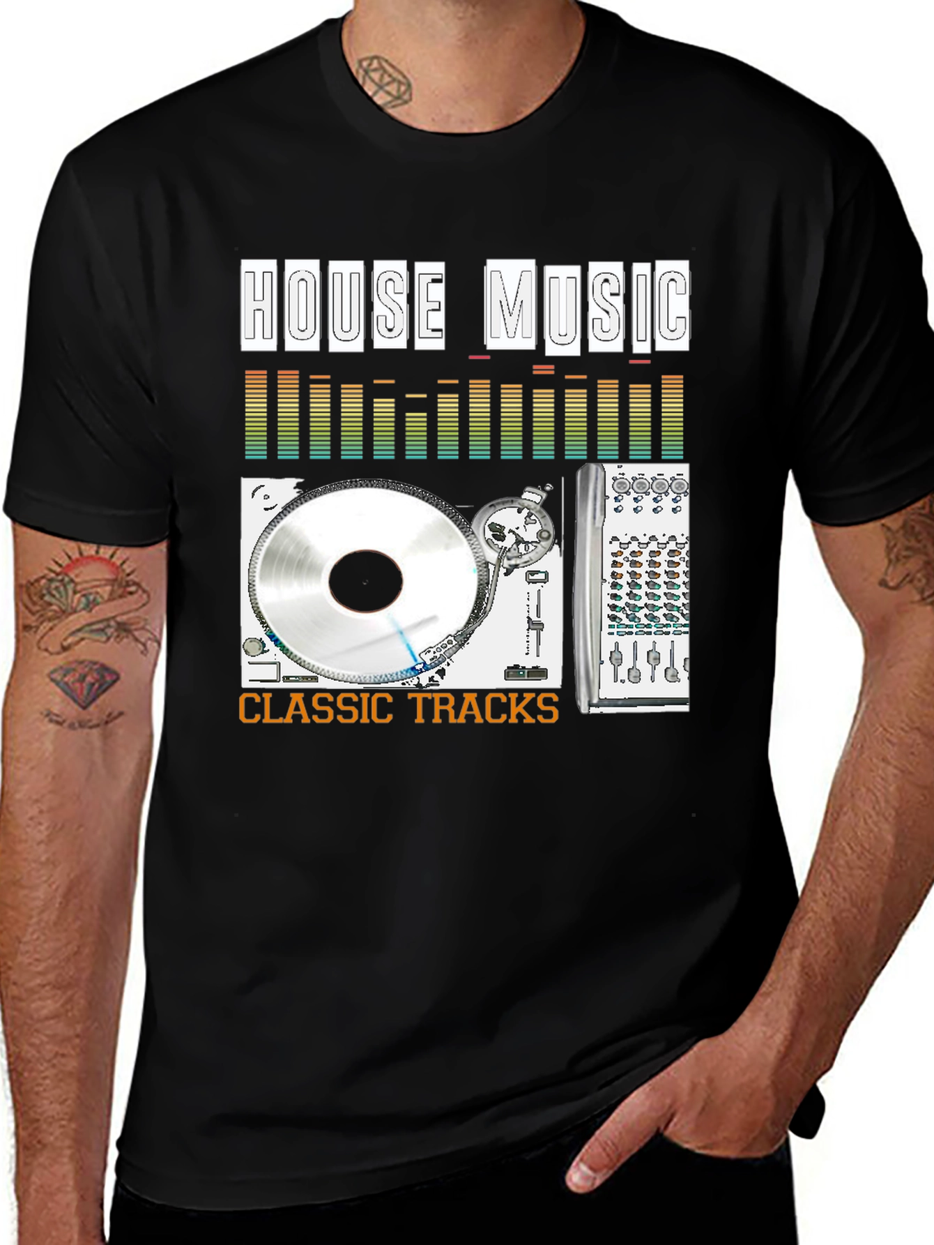 Variant 23 of House Music Classic Tracks T-Shirt DJ Record