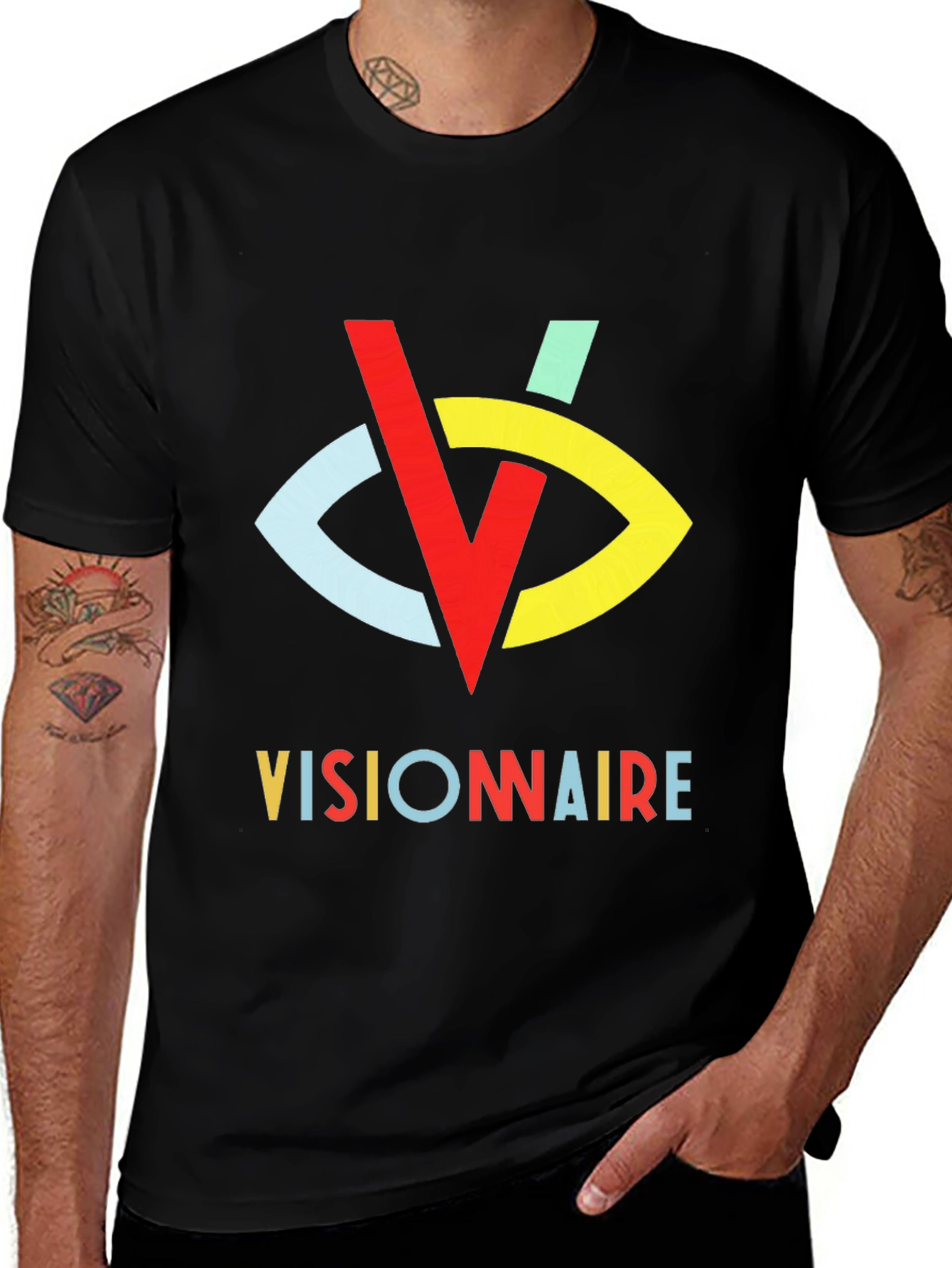 Variant 4 of Visionaire Graphic Tee - Stylish Casual Wear