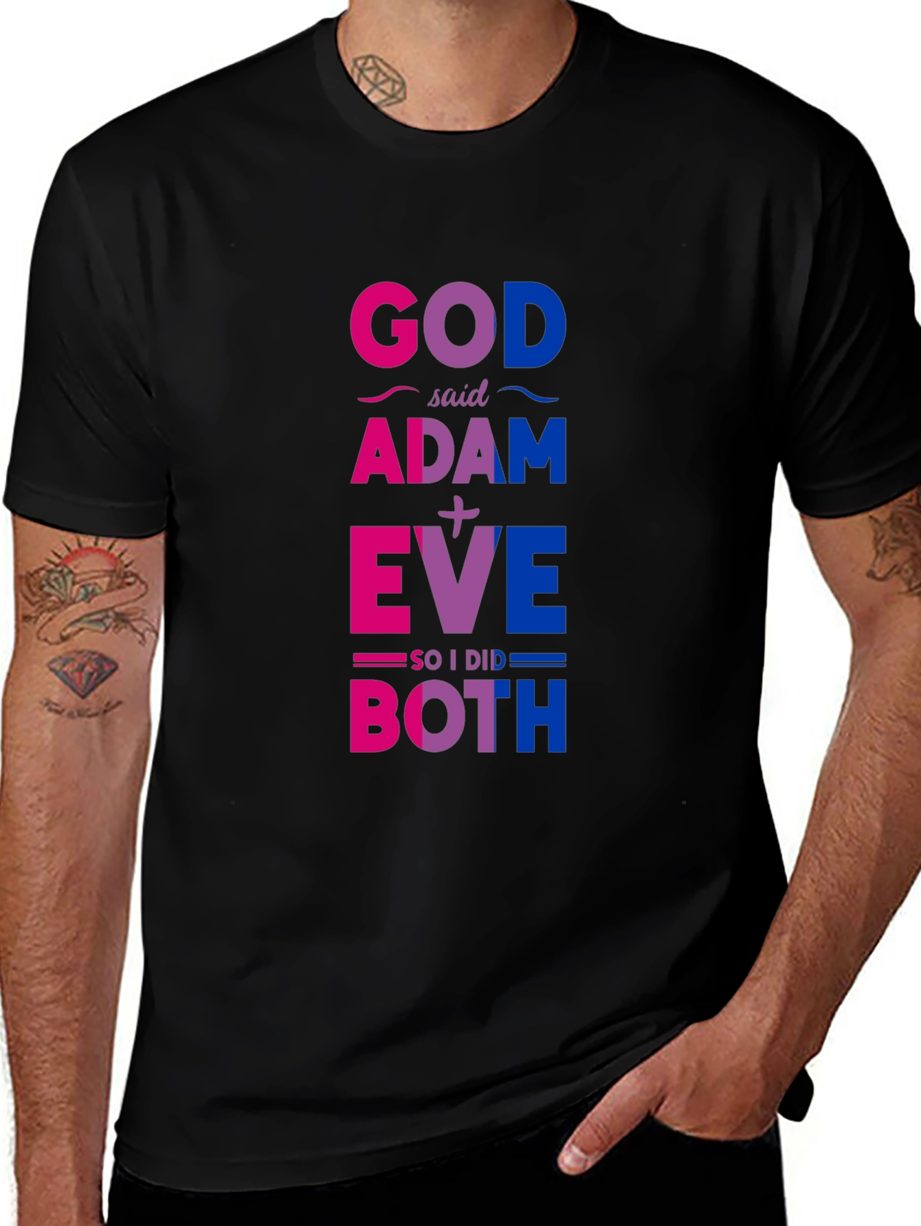 Variant 25 of God Said Adam & Eve, So I Did Both T-Shirt
