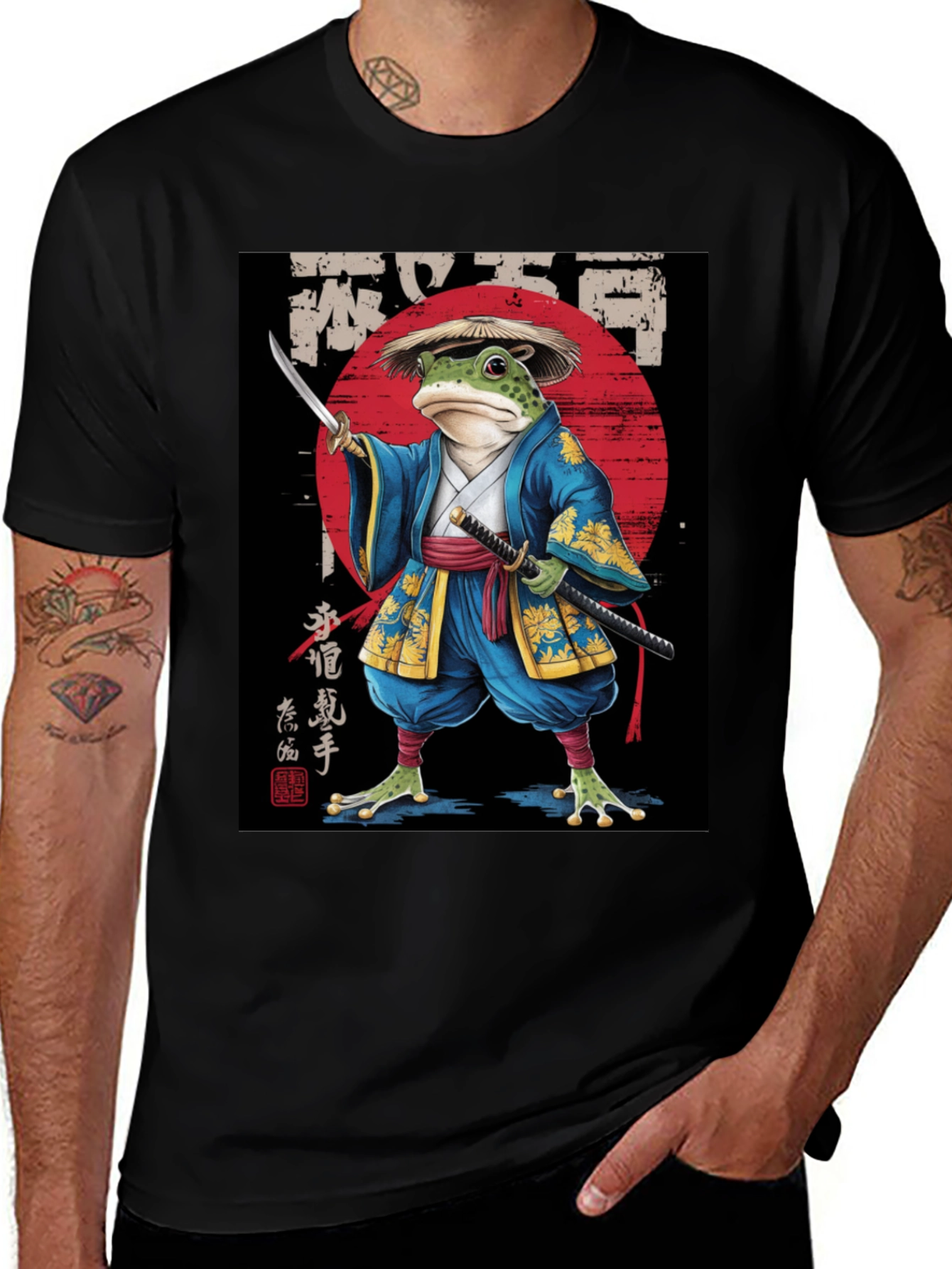 Variant 30 of Samurai Frog Graphic Tee