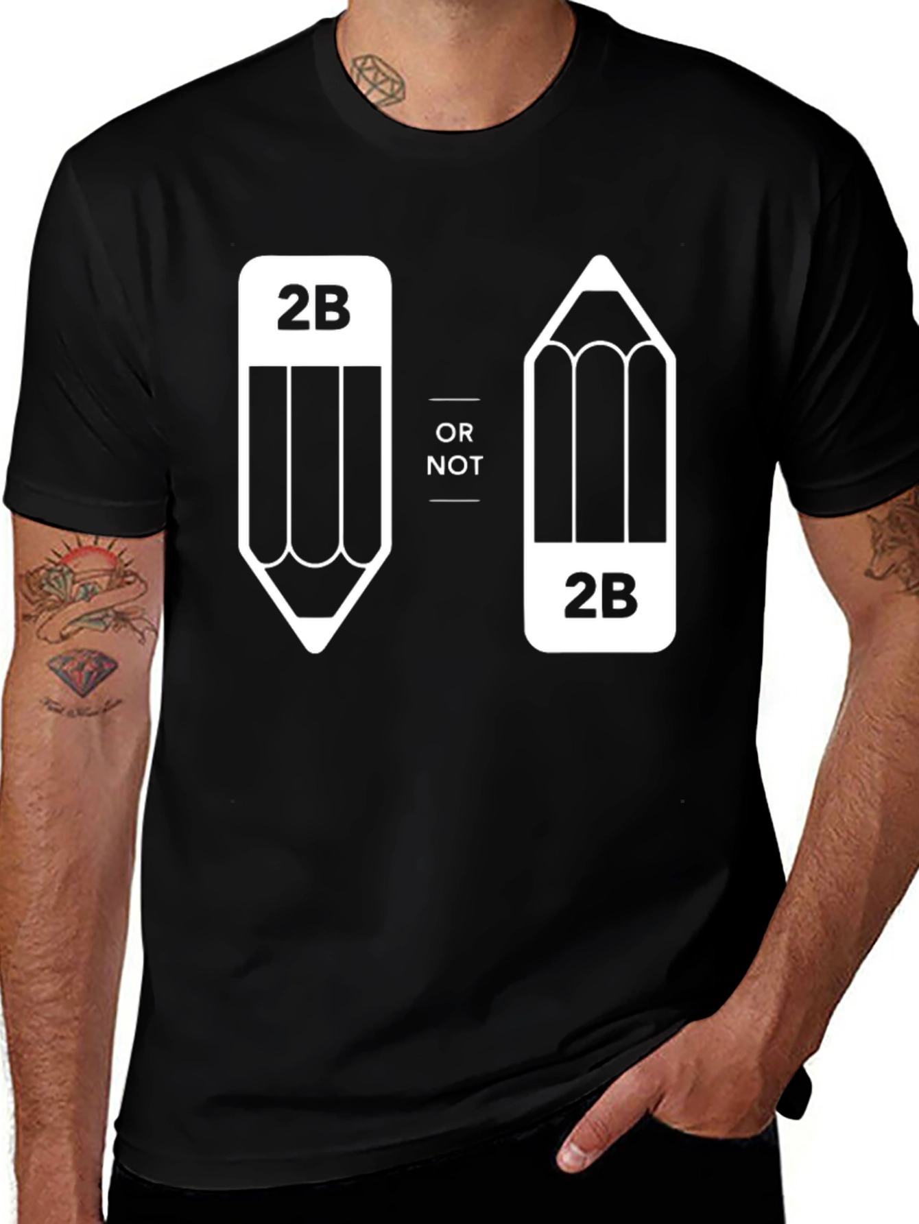 2B Pencil T-Shirt - Creative & Unique Design
