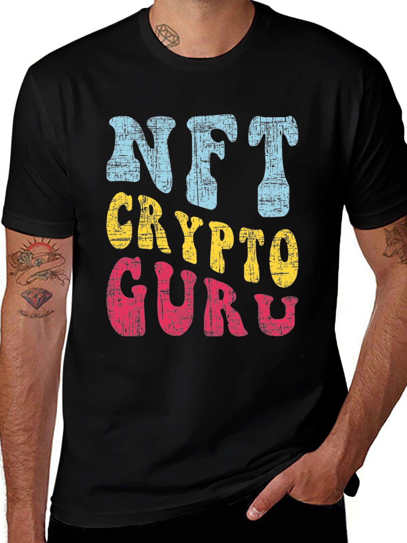 NFT Crypto Guru Graphic T-Shirt